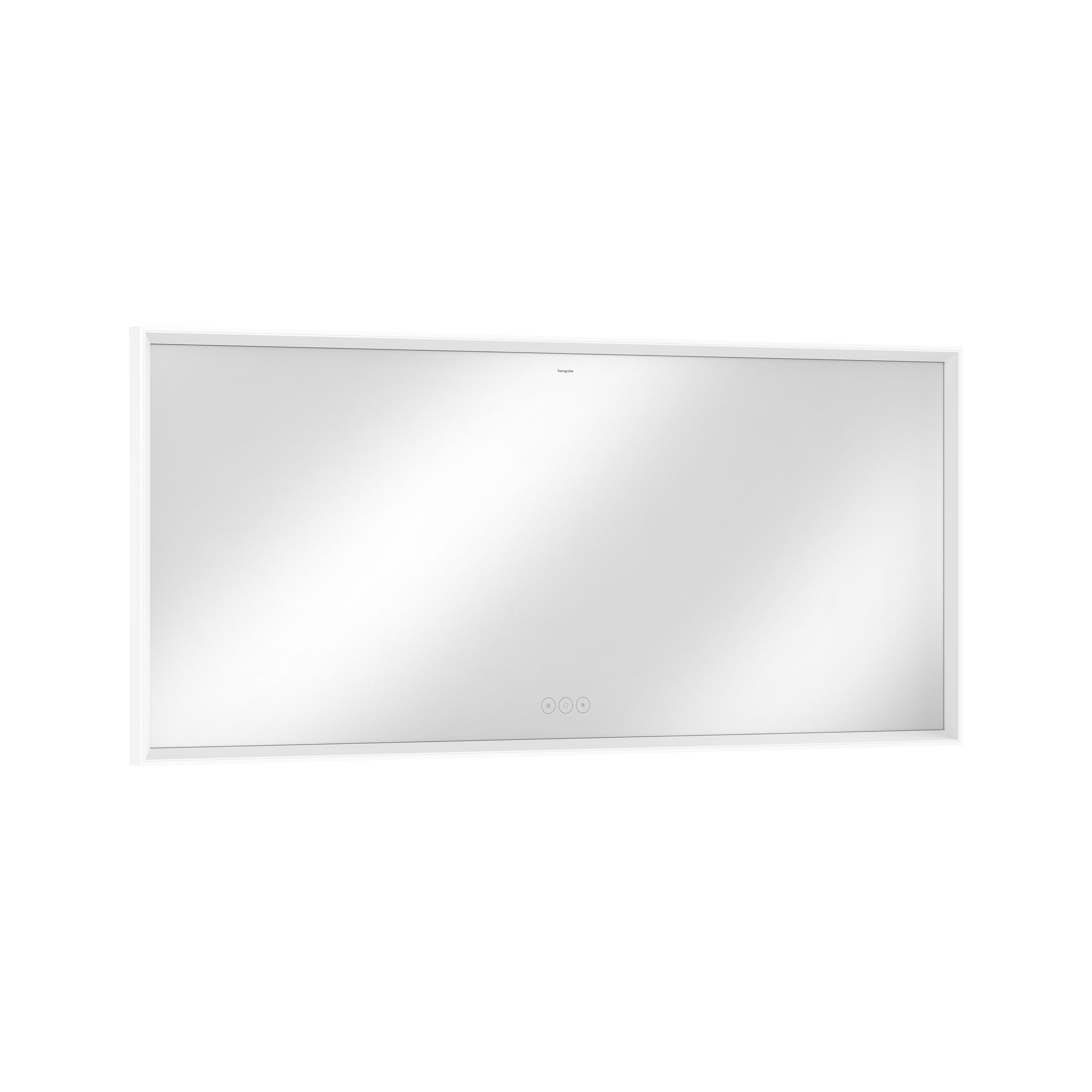 Display product Xarita E Mirror with LED lights 1600/50 capacitive touch sensor from manufacturer Hansgrohe