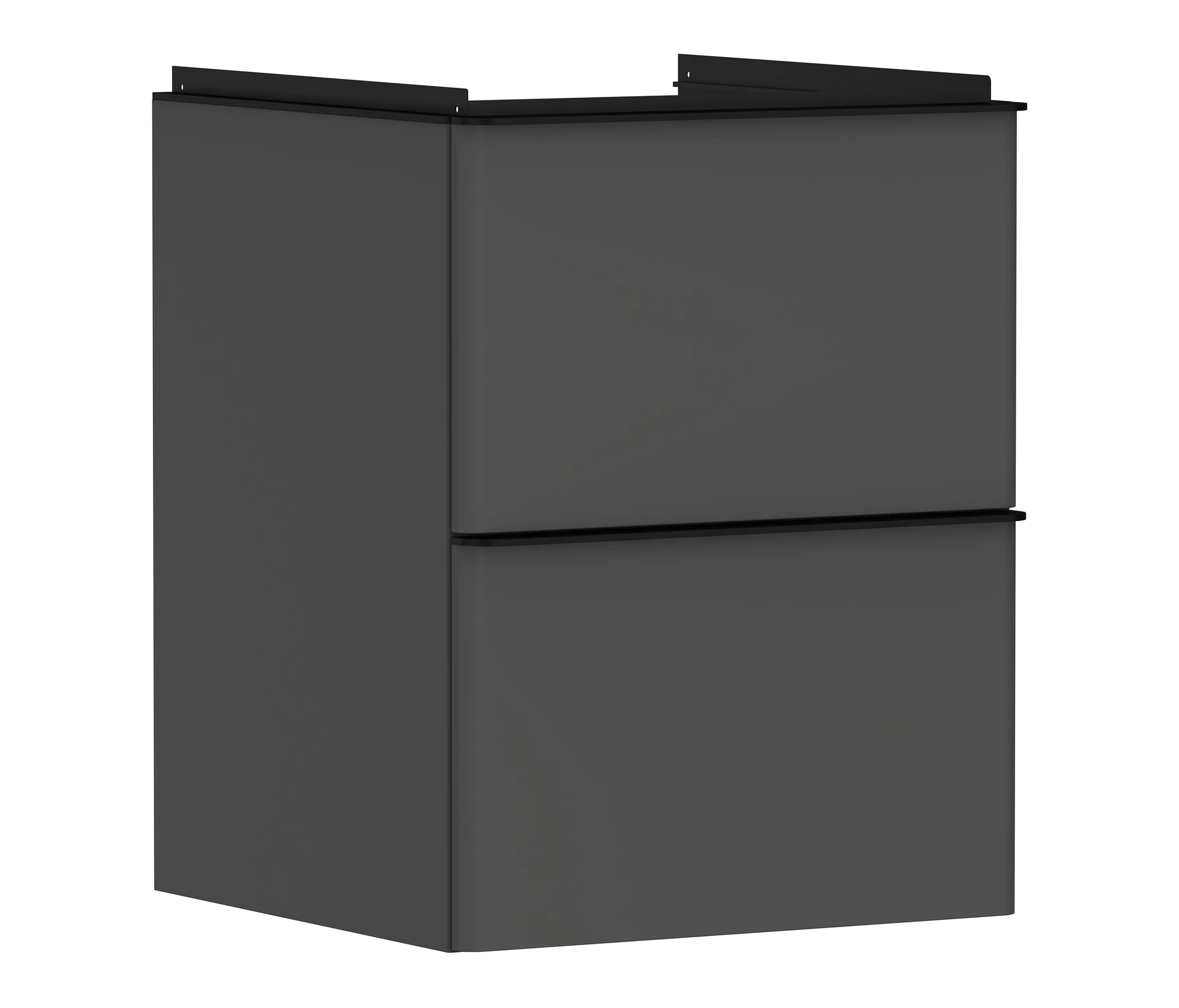Hansgrohe - Xelu Q Vanity unit Diamond Matt Grey 480/475 with 2 drawers for handrinse basin
