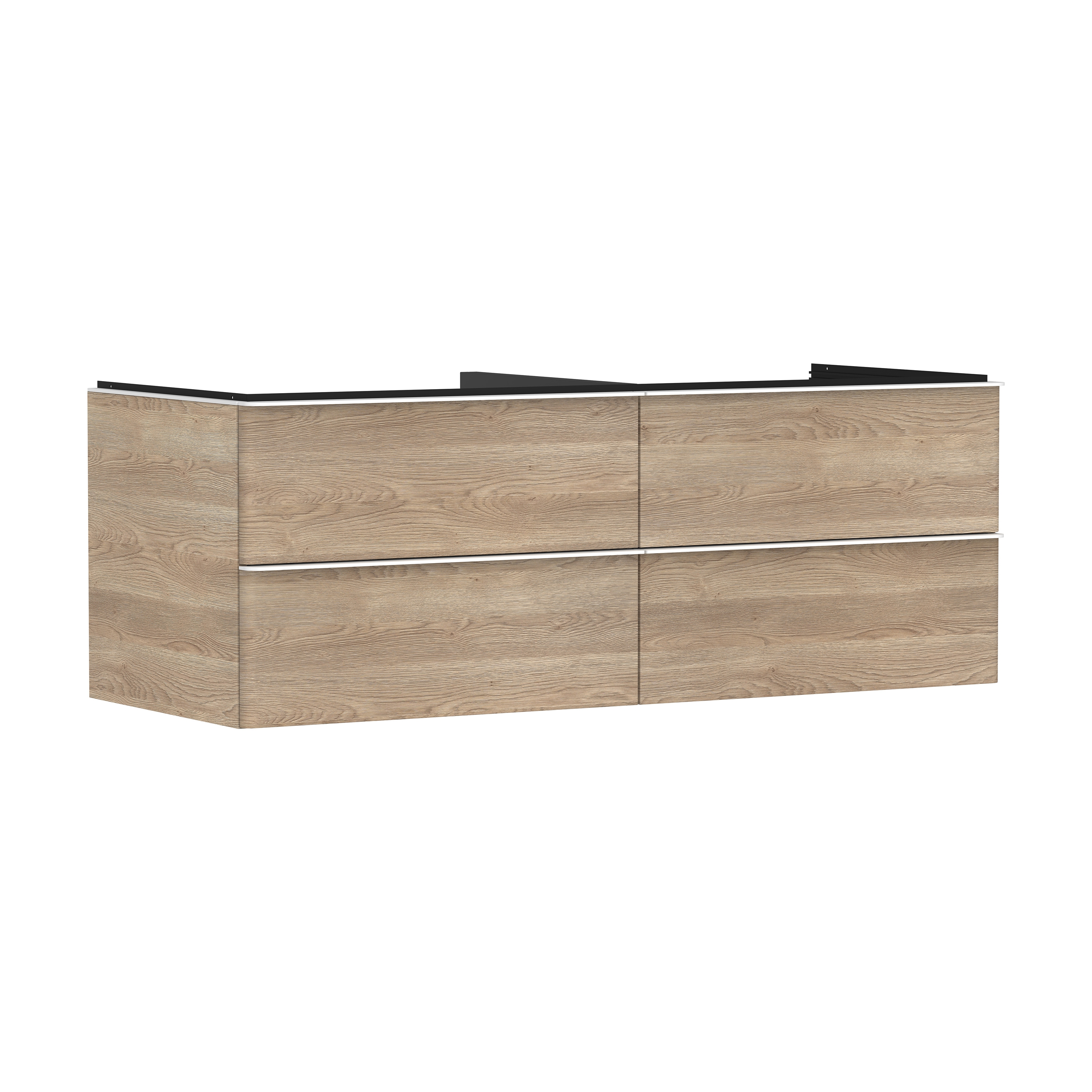 Mostra il prodotto Xelu Q Base sottolavabo con 4 cassetti Rovere Naturale 1360/550 per top con foro centrale del produttore Hansgrohe