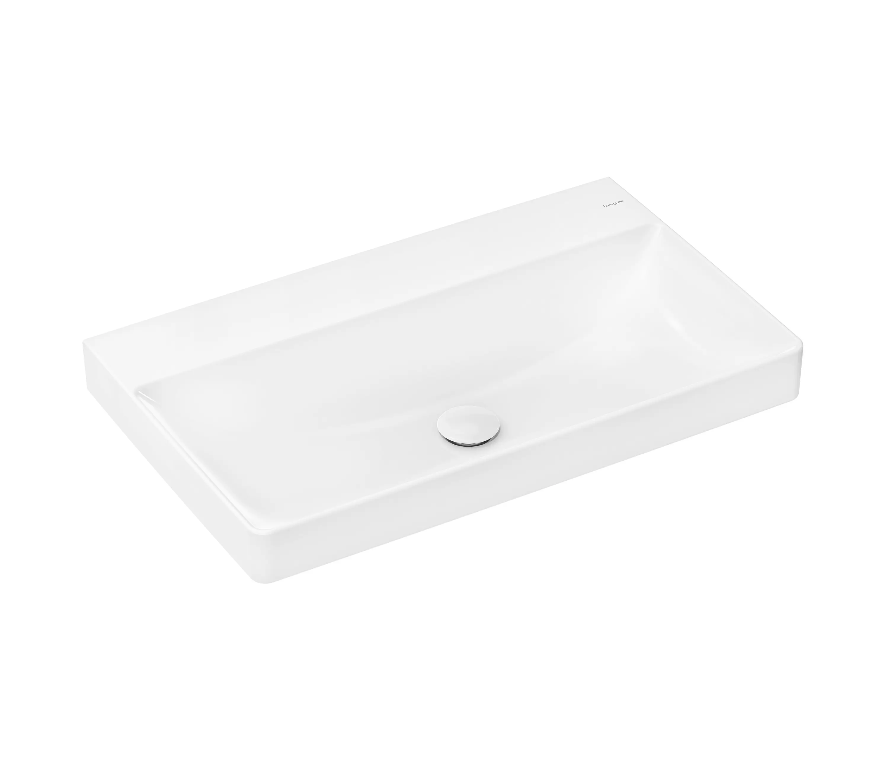 Hansgrohe - Xelu Q Wash basin 800/480 without tap hole and overflow, SmartClean