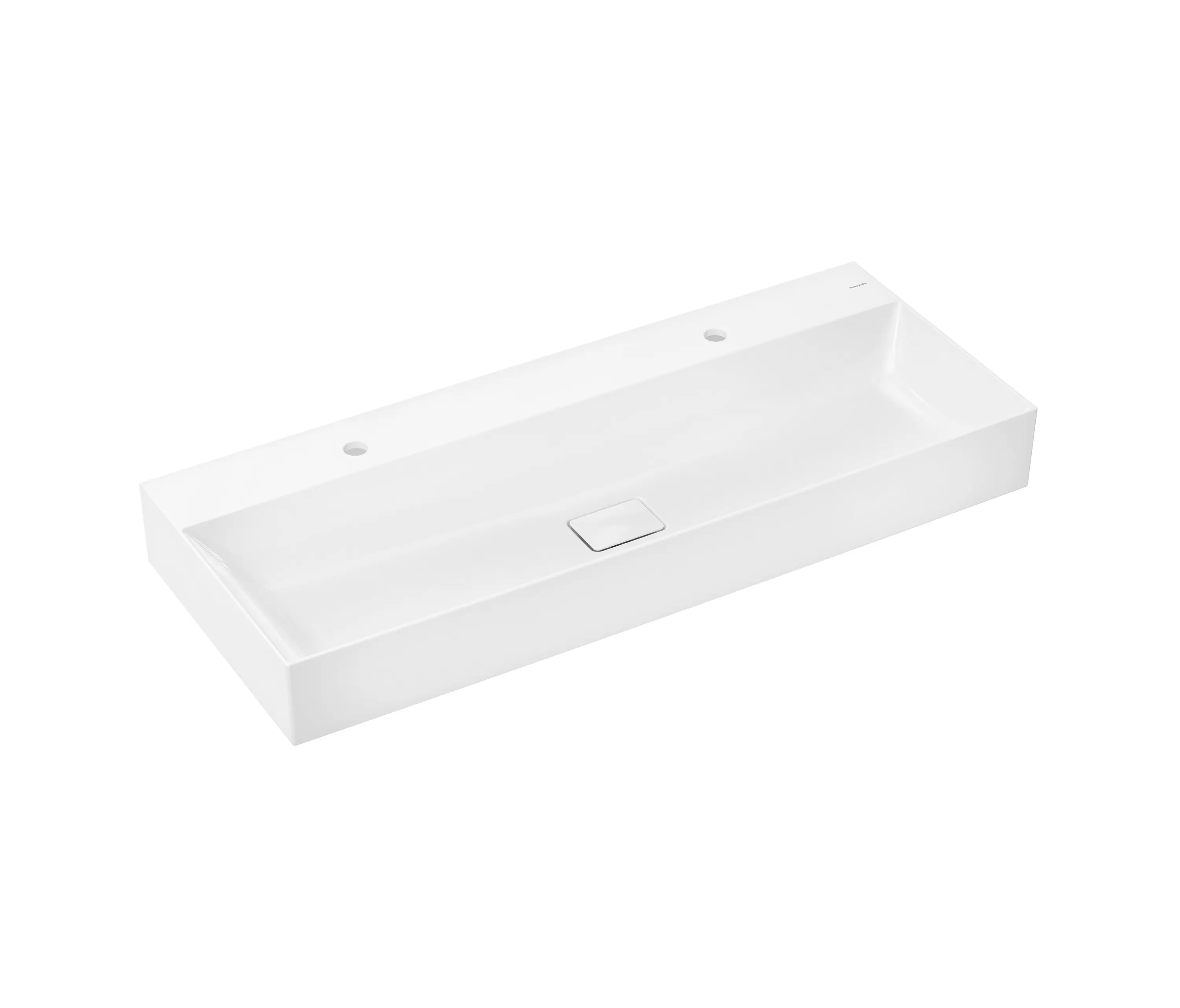 Hansgrohe - Xevolos E Wash basin 1200/480 with 2 tap holes without overflow, SmartClean