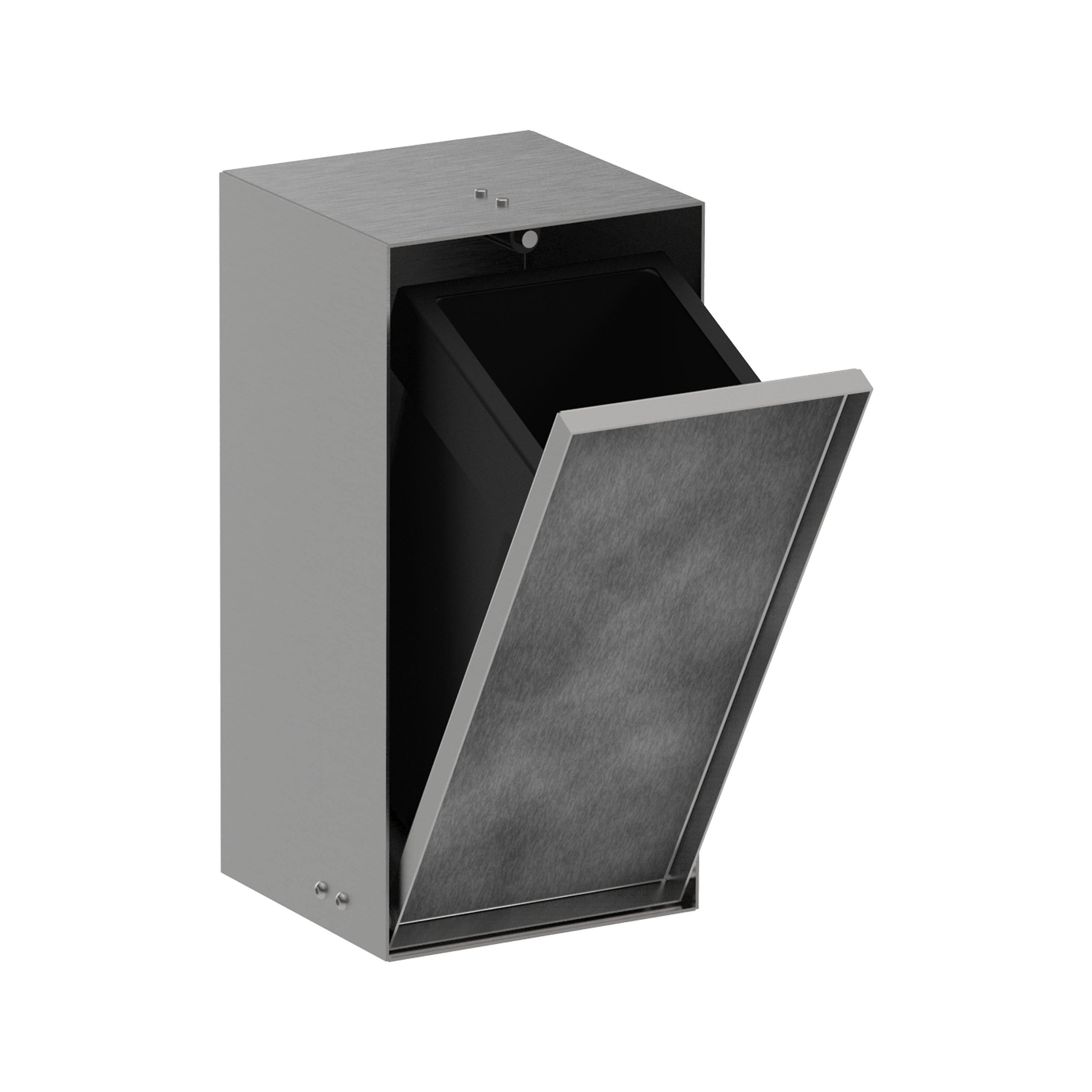 Display product XtraStoris Rock Recessed waste bin with tileable door 300/150/140 from manufacturer Hansgrohe