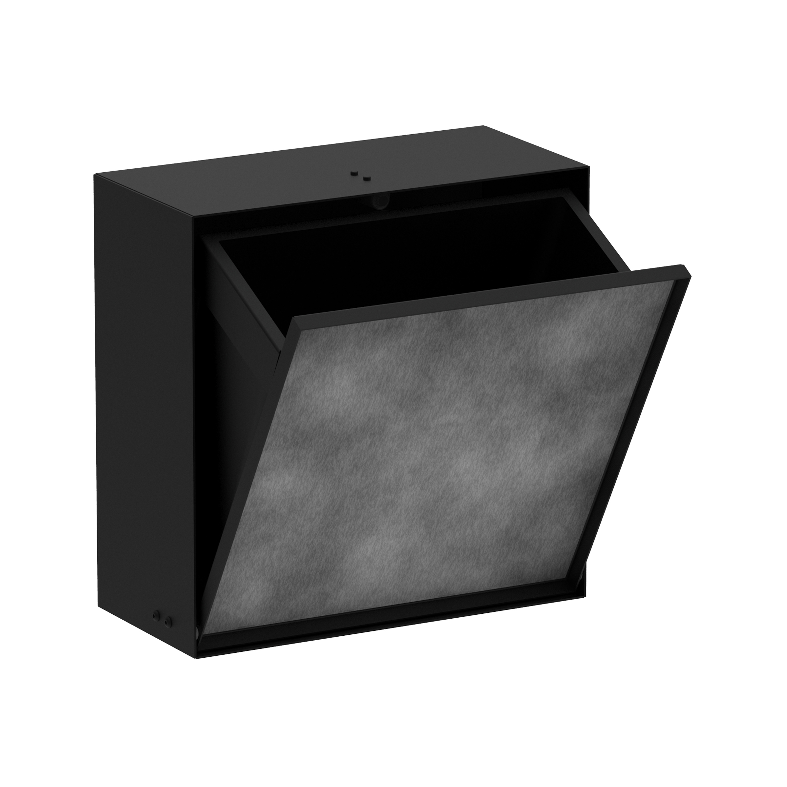 Display product XtraStoris Rock Recessed trash bin with tileable door 300/300/140 from manufacturer Hansgrohe
