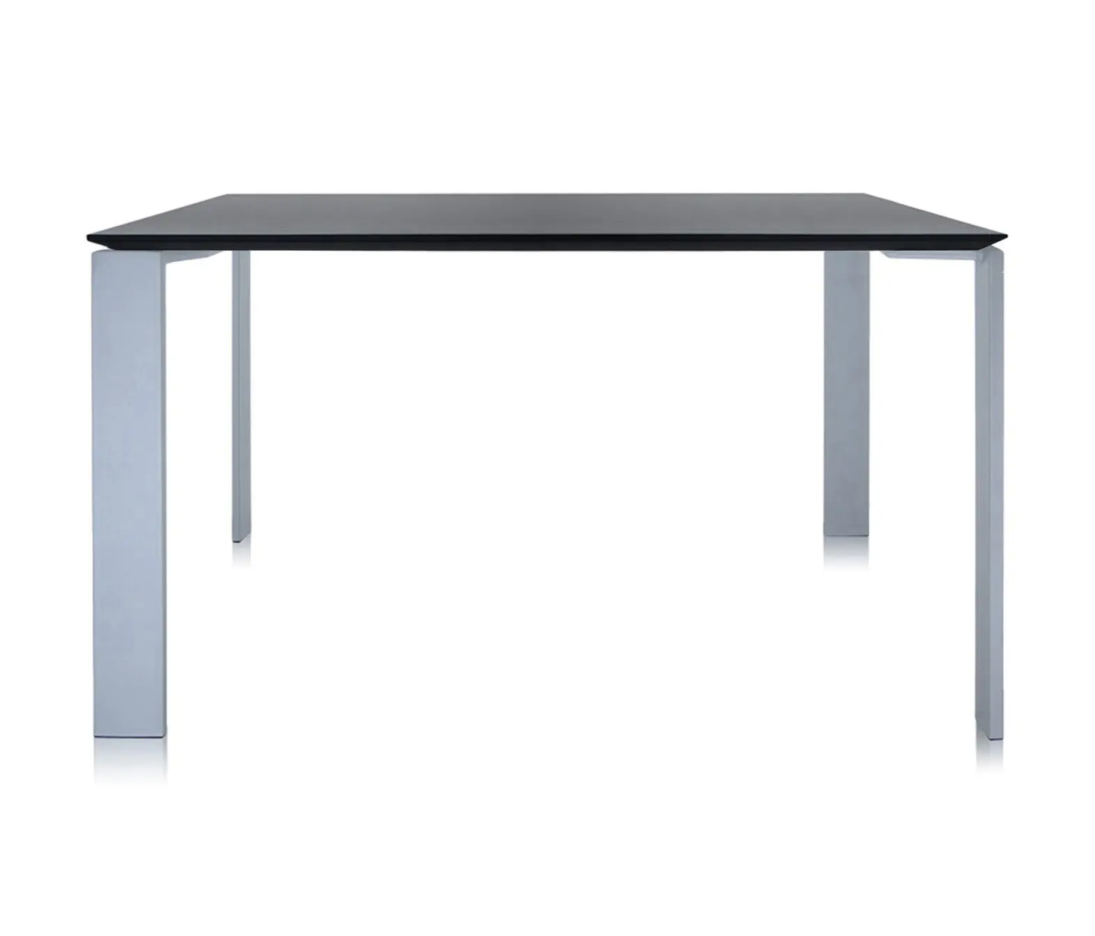 Kartell - Four Soft Touch Square Black Structure: Alluminium