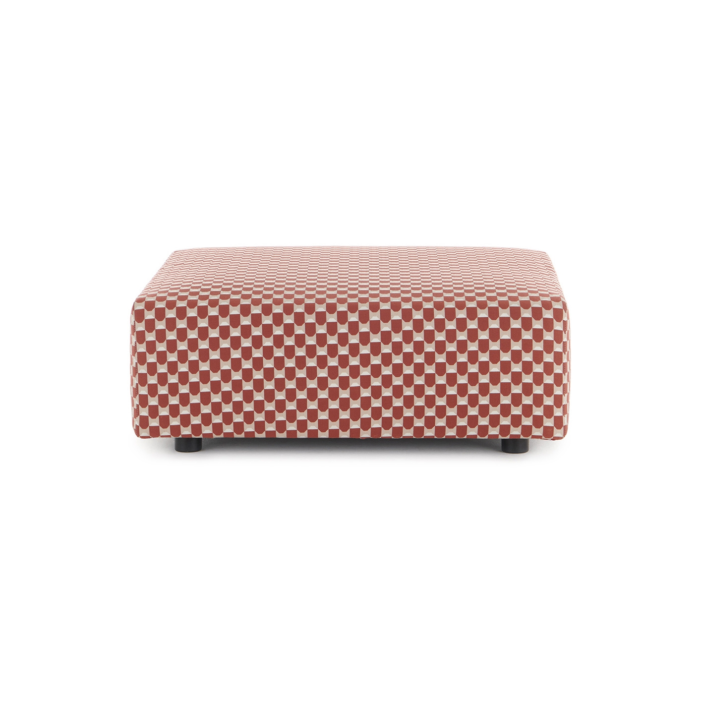 Plastics Outdoor Liberty Pouf Obi Check Ruggine
