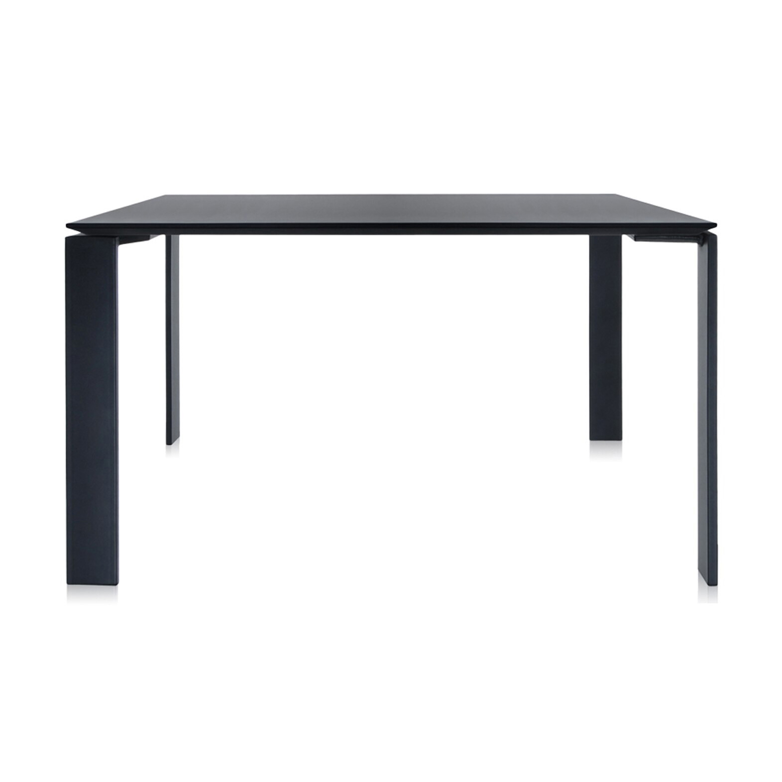 Four Soft Touch Square Black Structure: Black