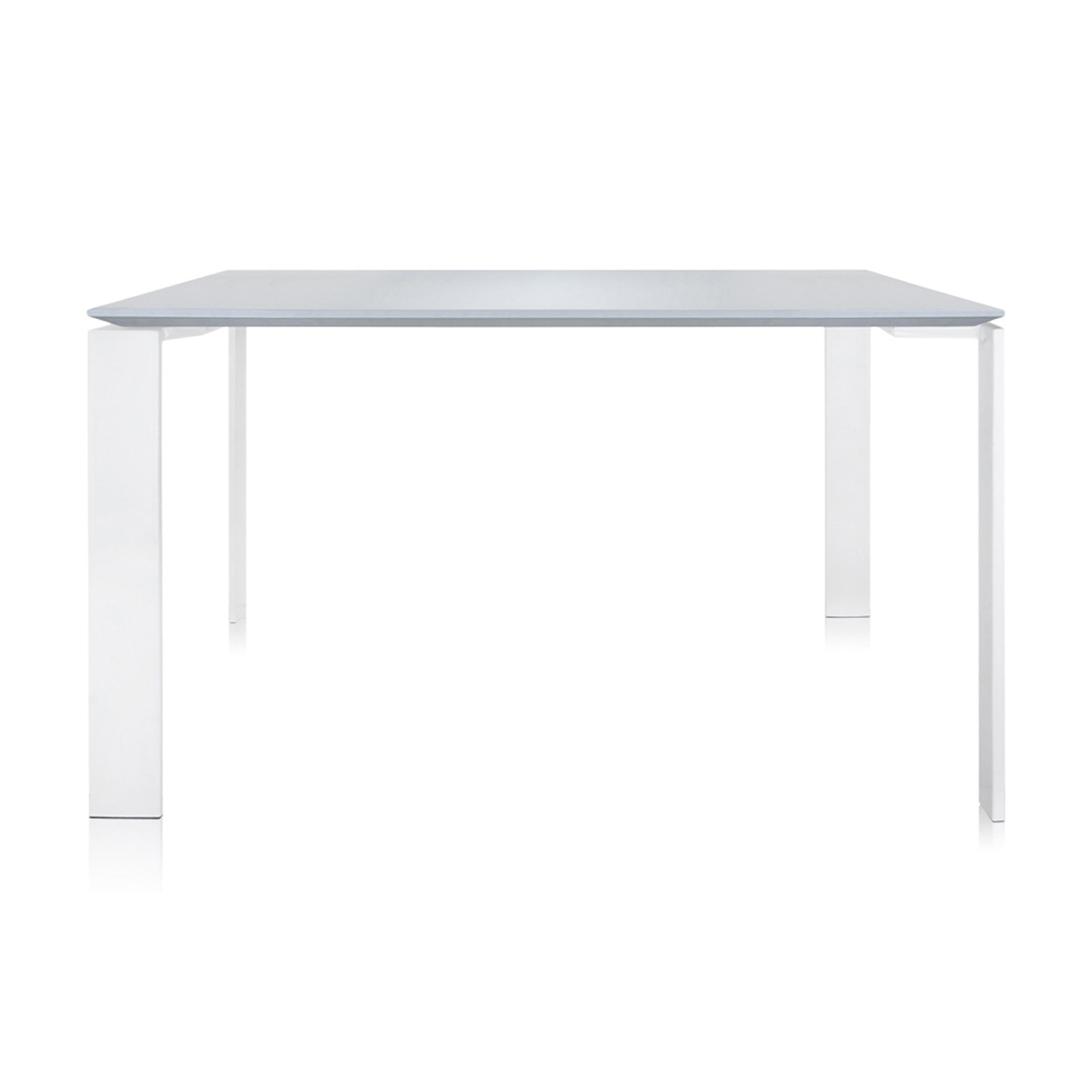 Four Soft Touch Square White Structure: White