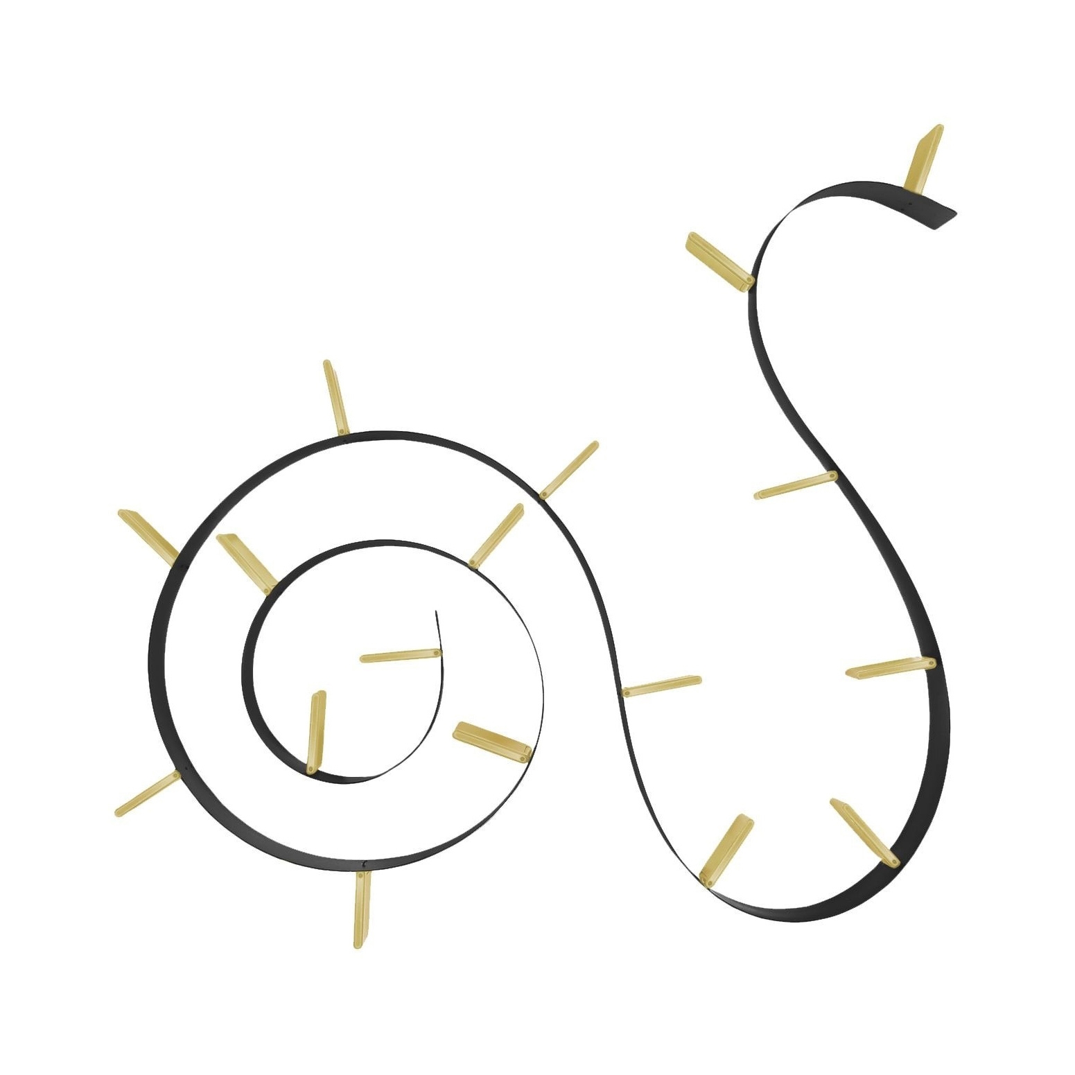Bookworm Metal Schwarzes/Gold
