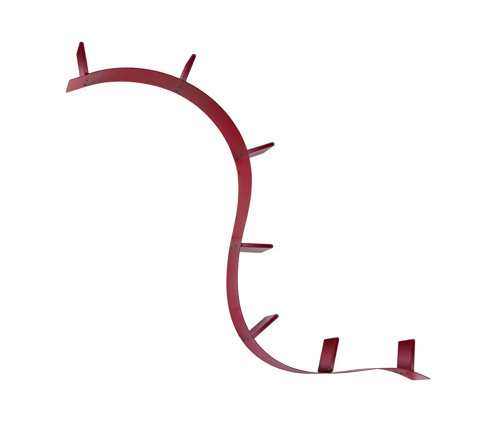 Kartell - Bookworm Weinrot