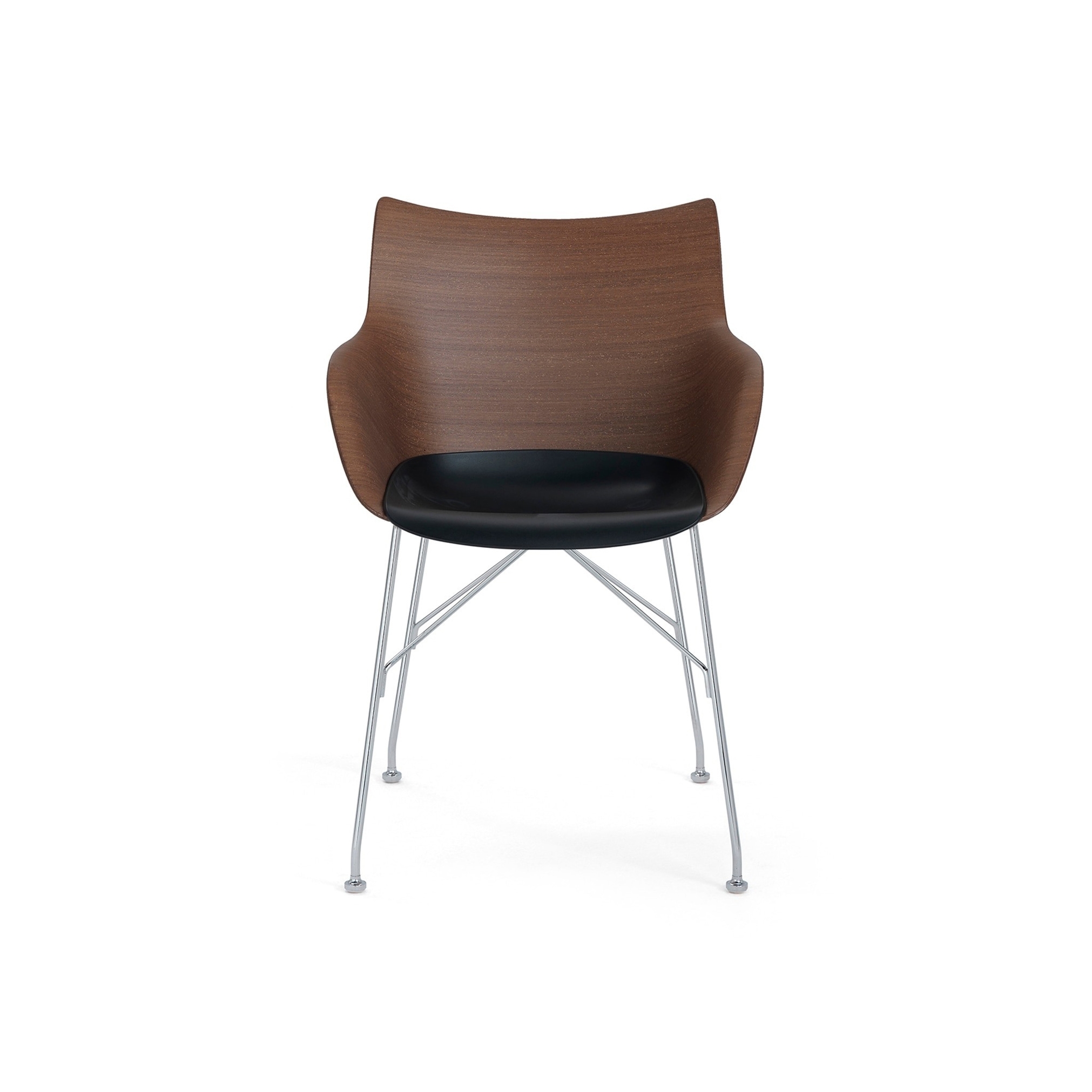 Q/Wood Legno Basic Veneer Legno Scuro/Cromo