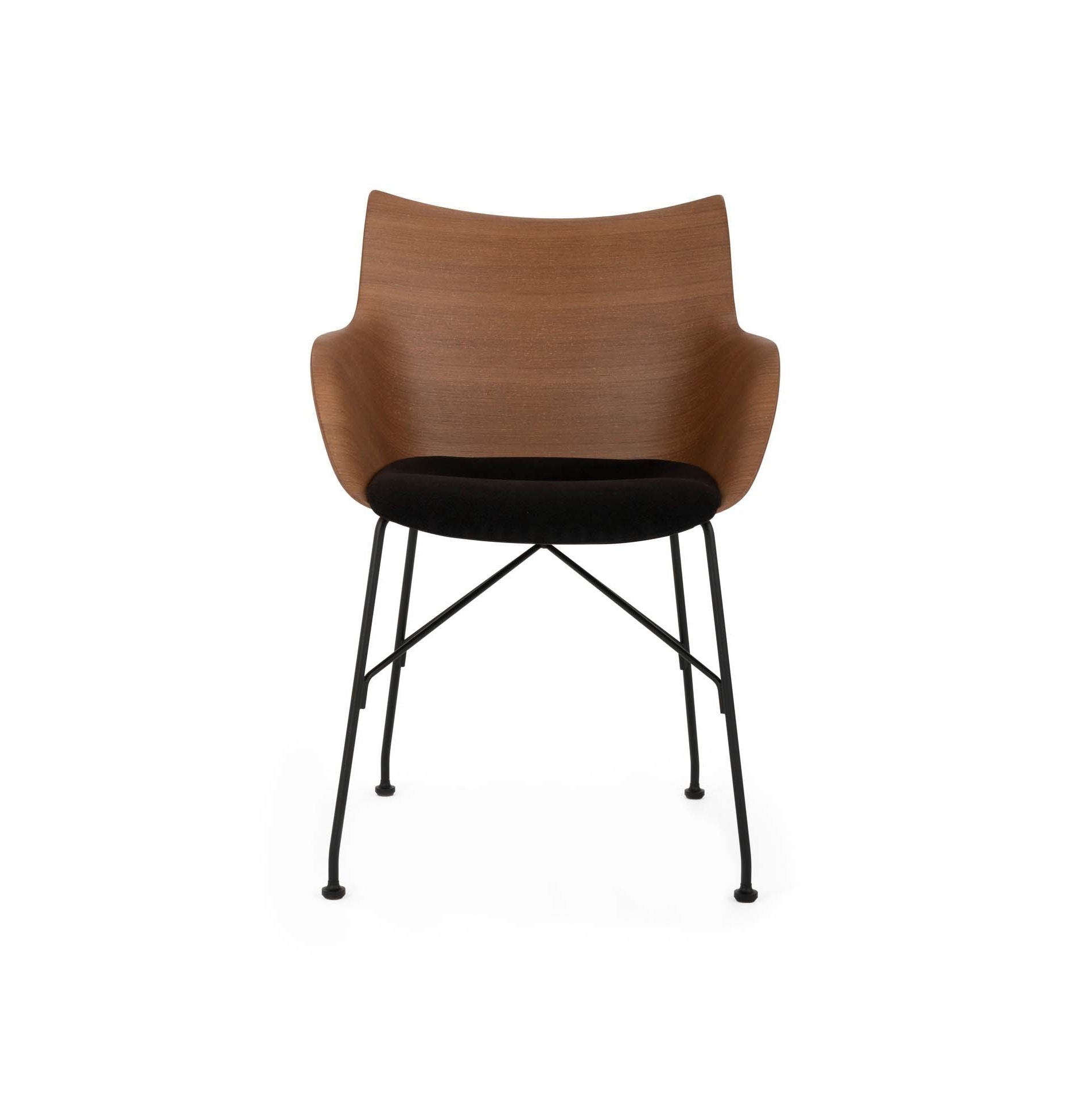Mostra il prodotto Q/Wood Soft Legno Scuro/Nero/Nero del produttore Kartell