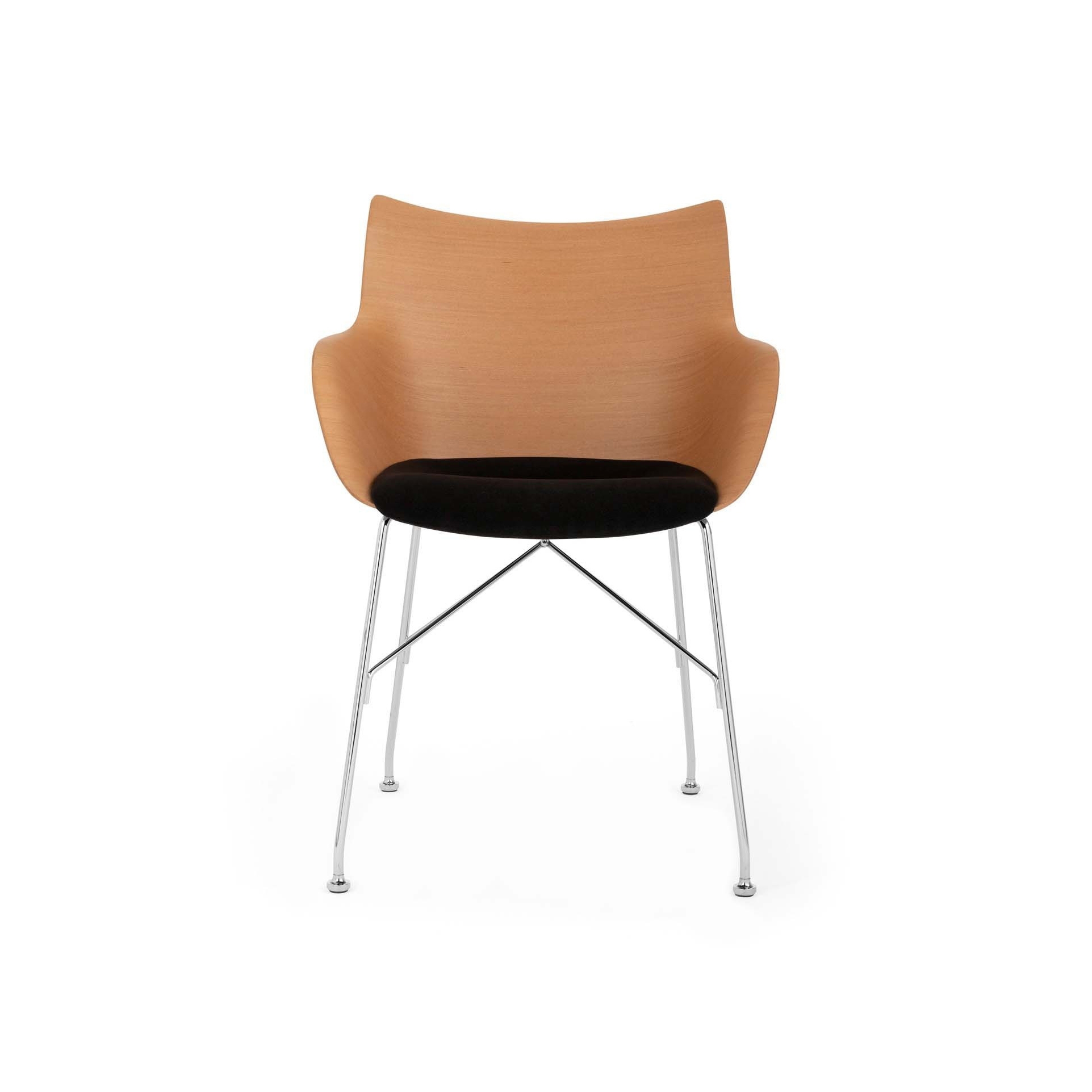 Mostra il prodotto Q/Wood Soft Legno Chiaro/Cromo/Nero del produttore Kartell