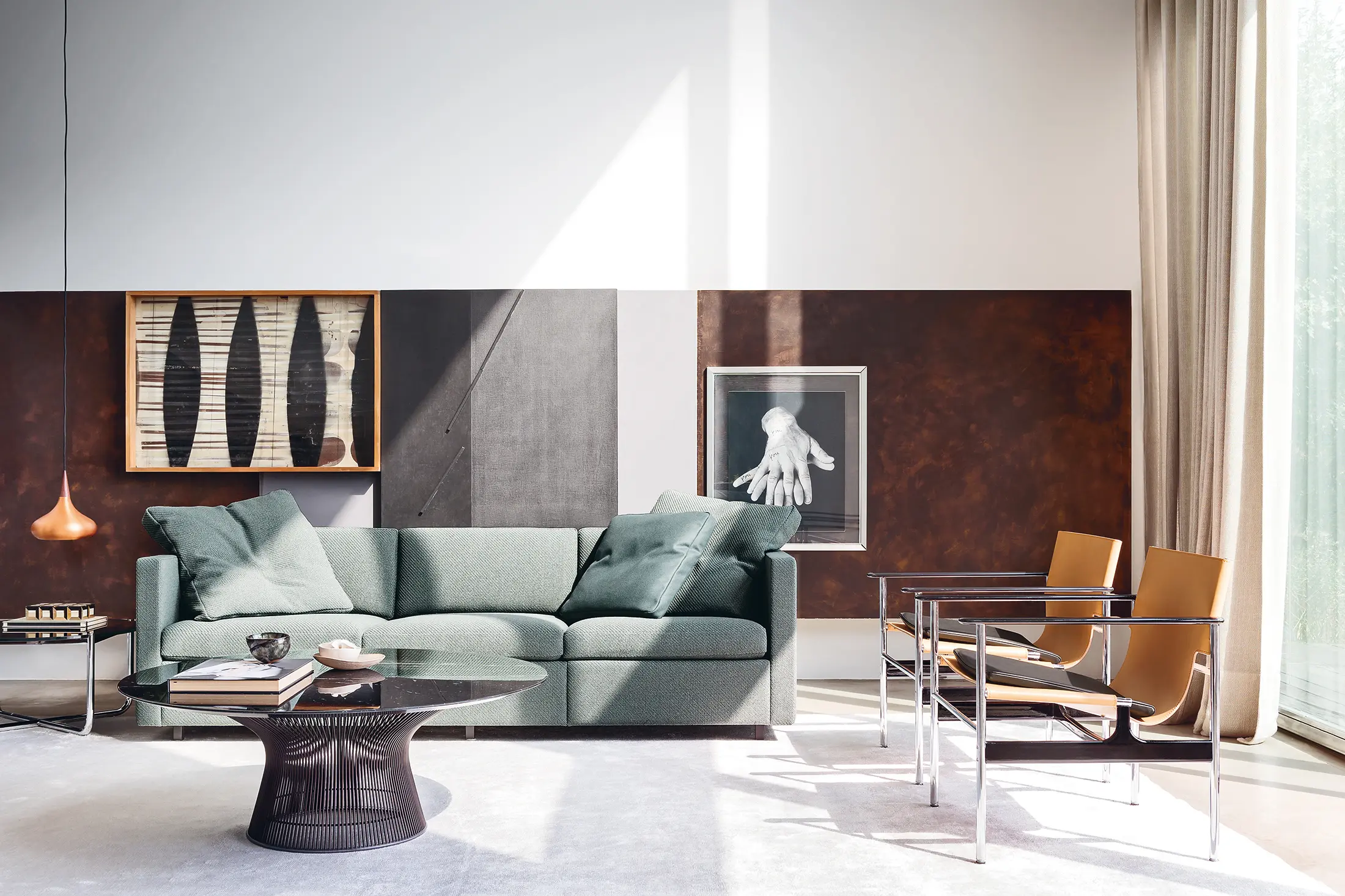 Knoll International - Pfister three-seat Sofa