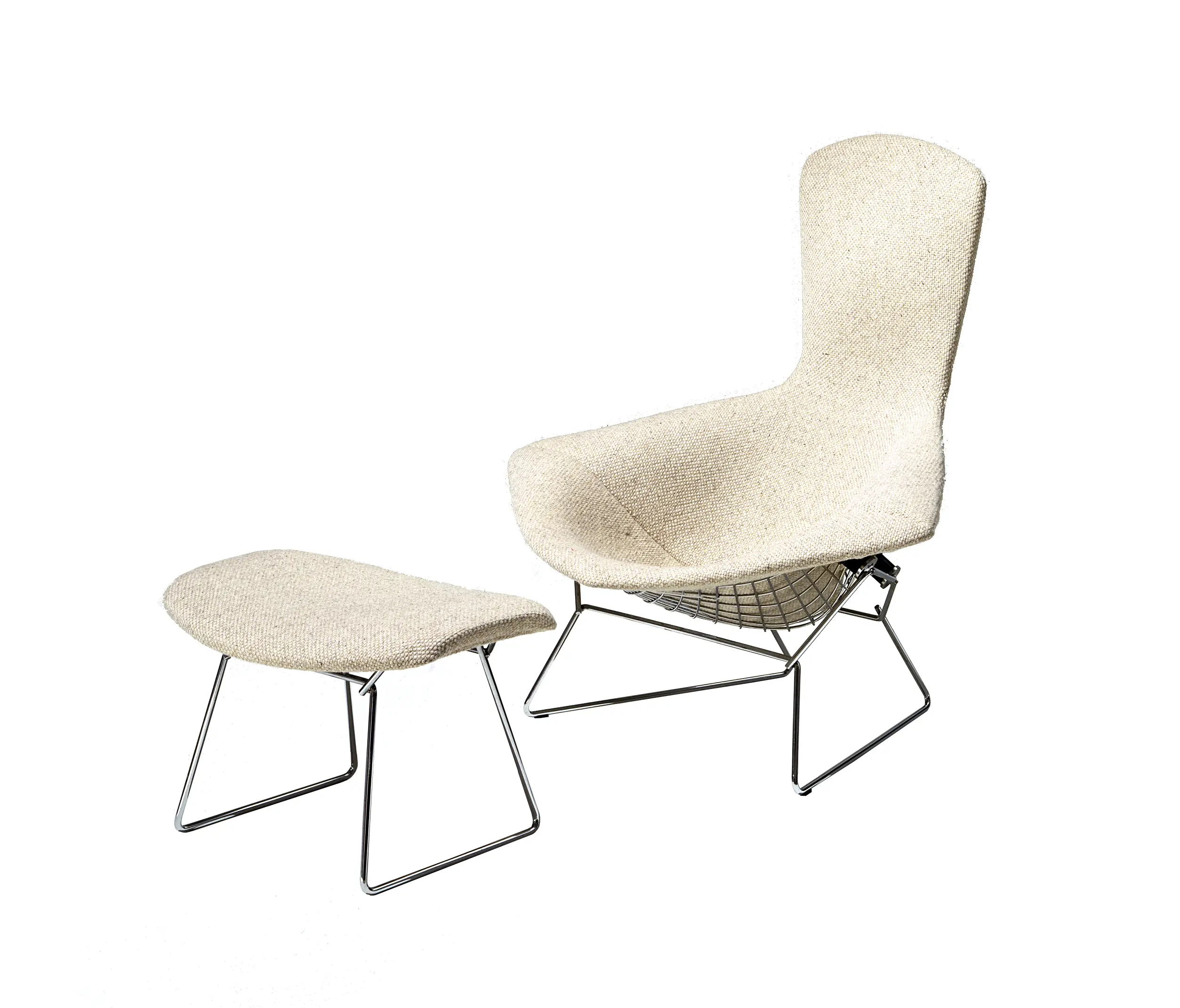Knoll International - Bertoia high back ottoman