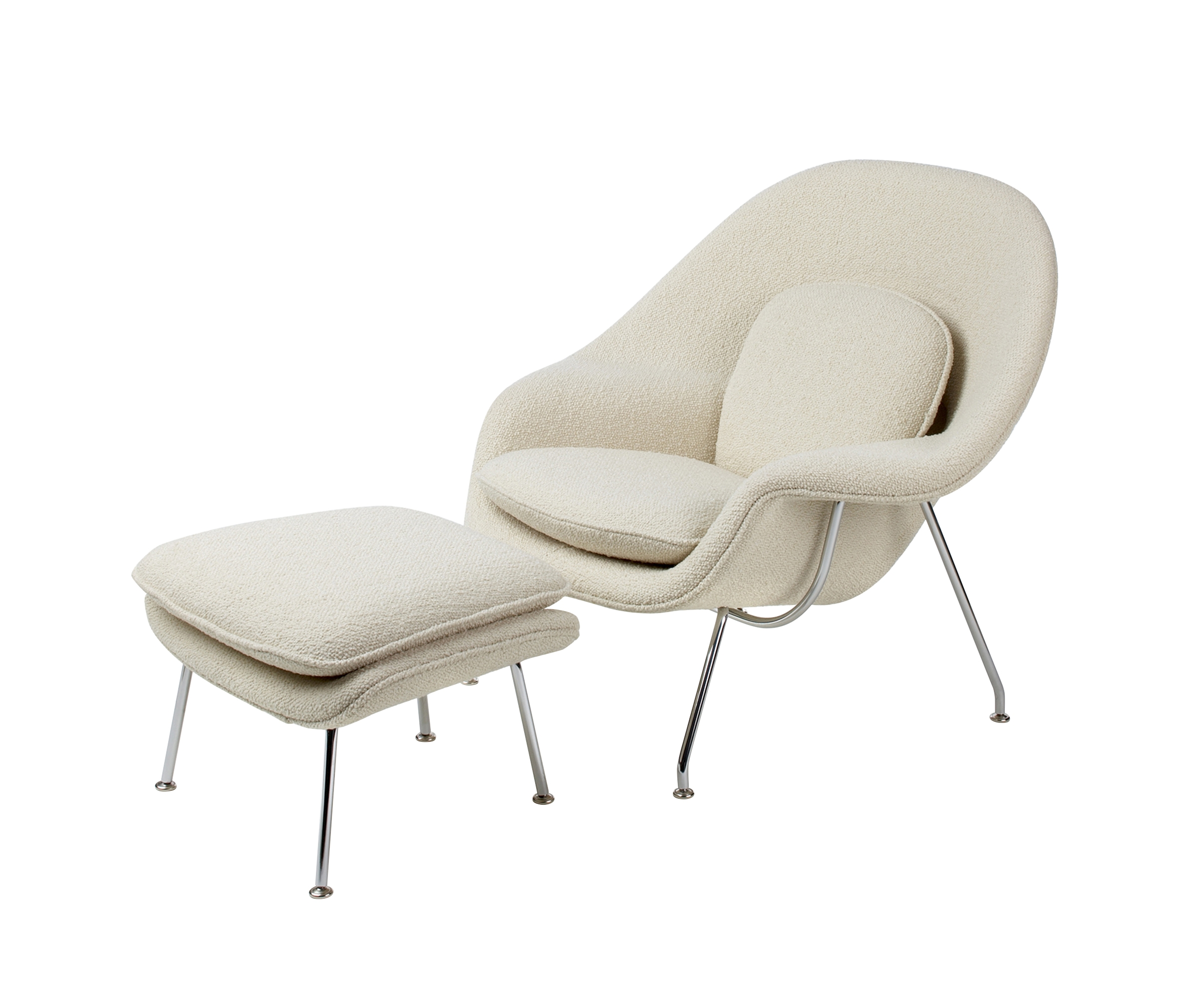 Display product Saarinen Womb Chair & Ottoman from manufacturer Knoll International