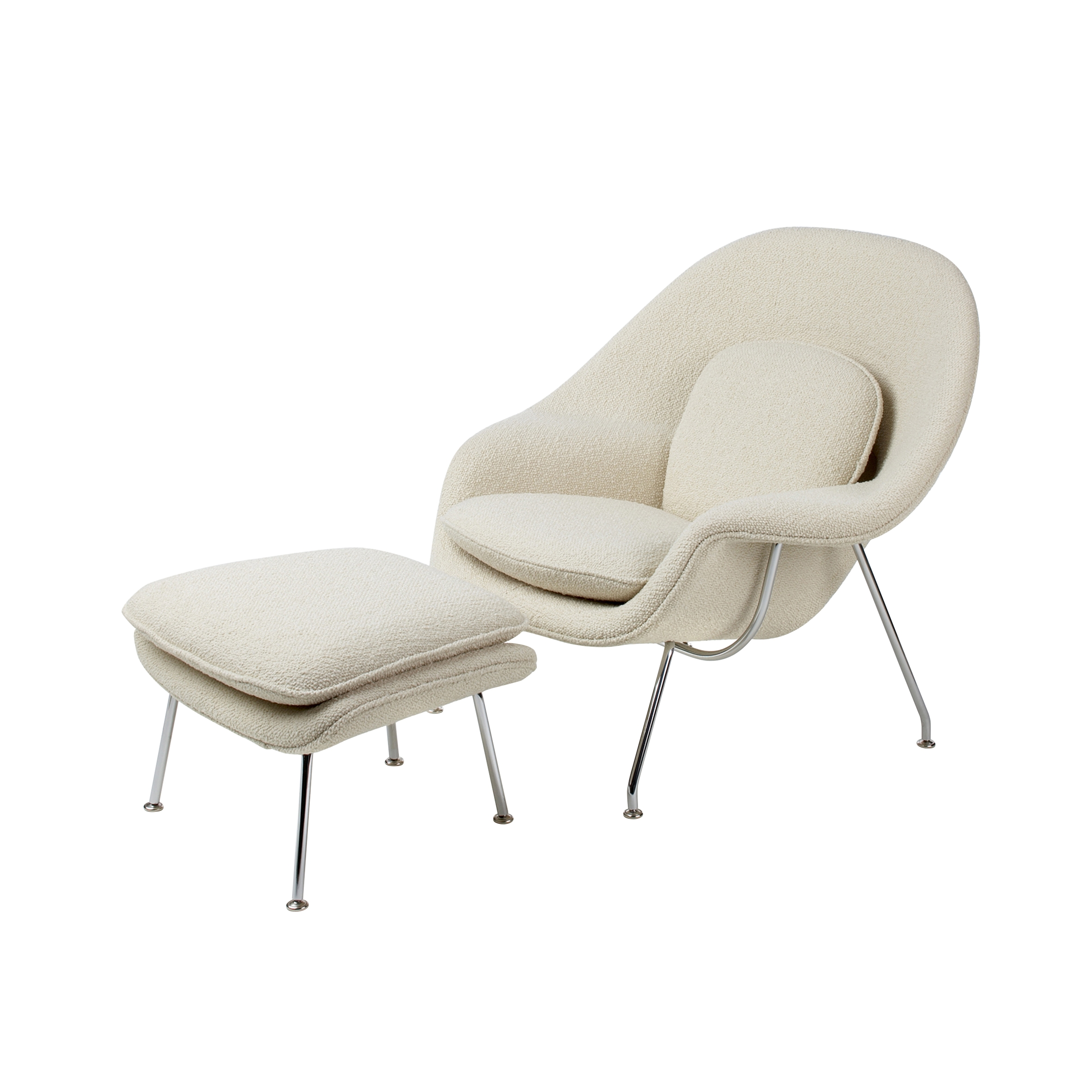 Afficher le produit Saarinen Fauteuil & Ottoman Womb du fabricant Knoll International