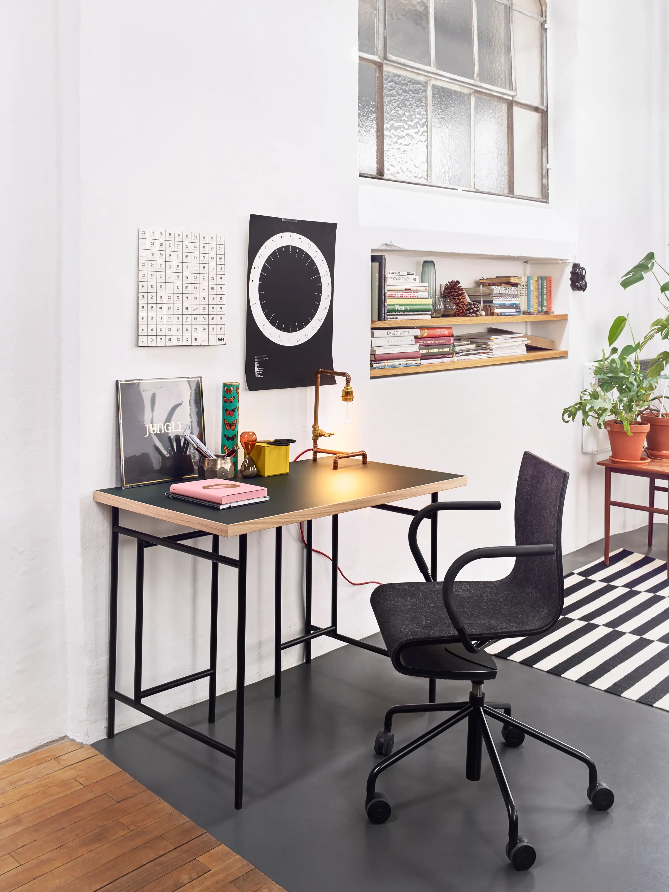 Richard Lampert - Atelier coat-rack | shelving | 1600 mm