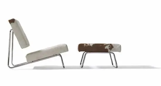 Richard Lampert - Lounge chair/ottoman Hirche