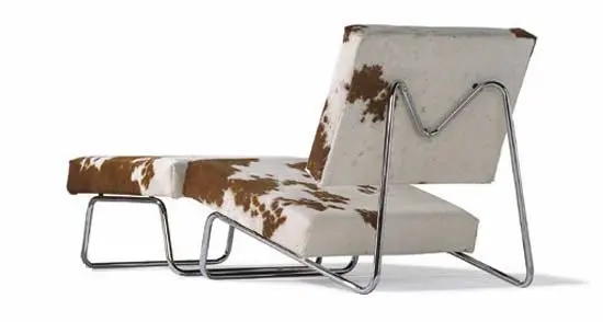 Richard Lampert - Lounge chair/ottoman Hirche