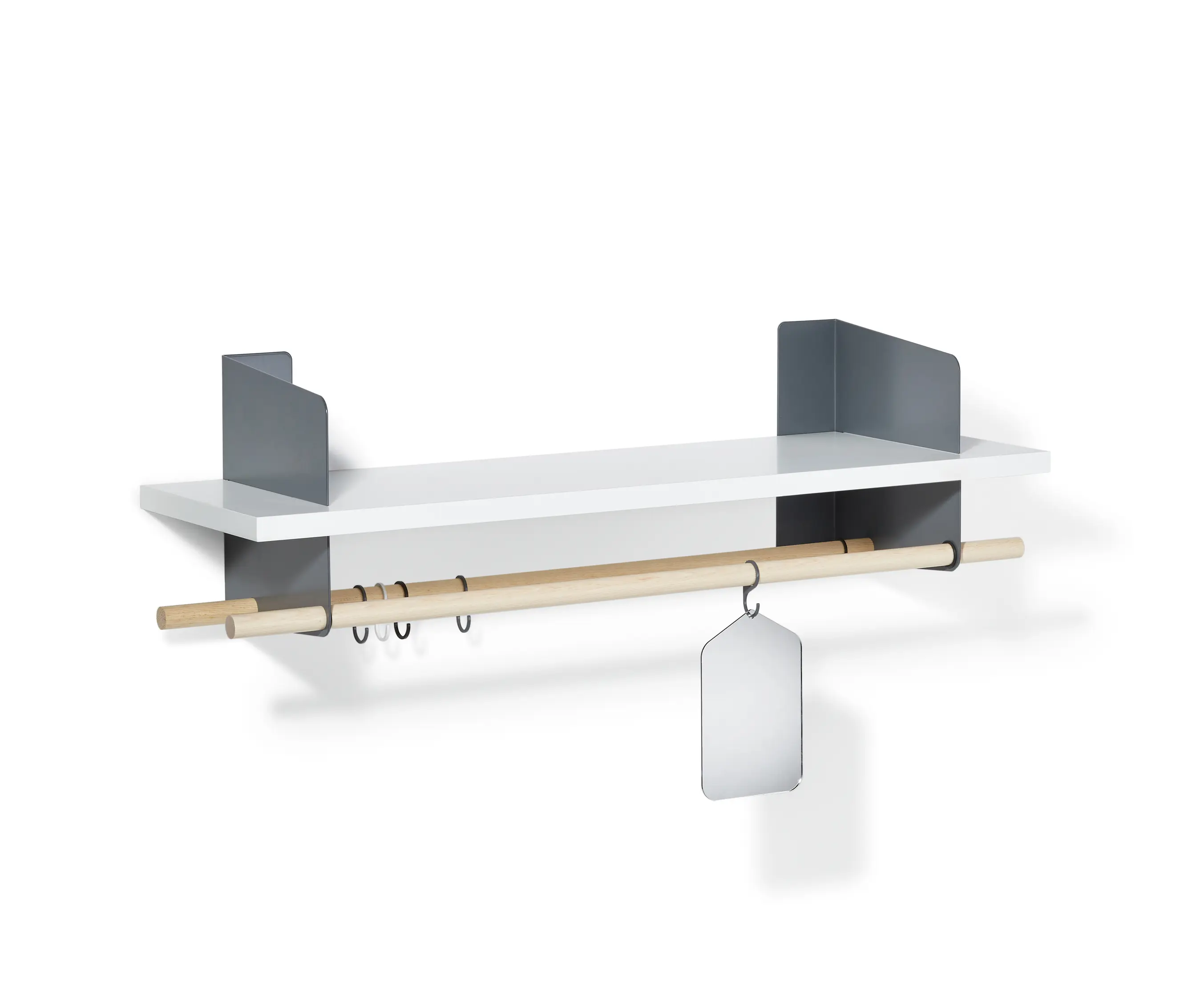 Richard Lampert - Atelier coat-rack | shelving | 1000 mm
