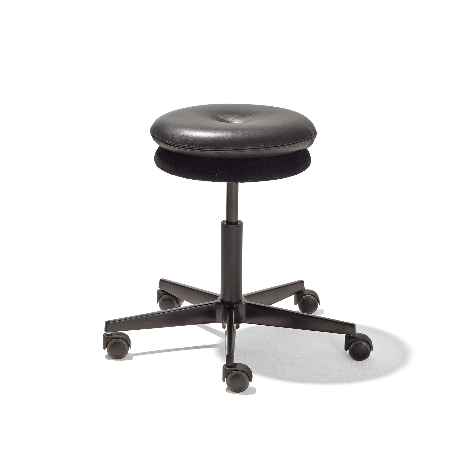 Vertoon produk Mr. Round swivel stool van vervaardiger Richard Lampert
