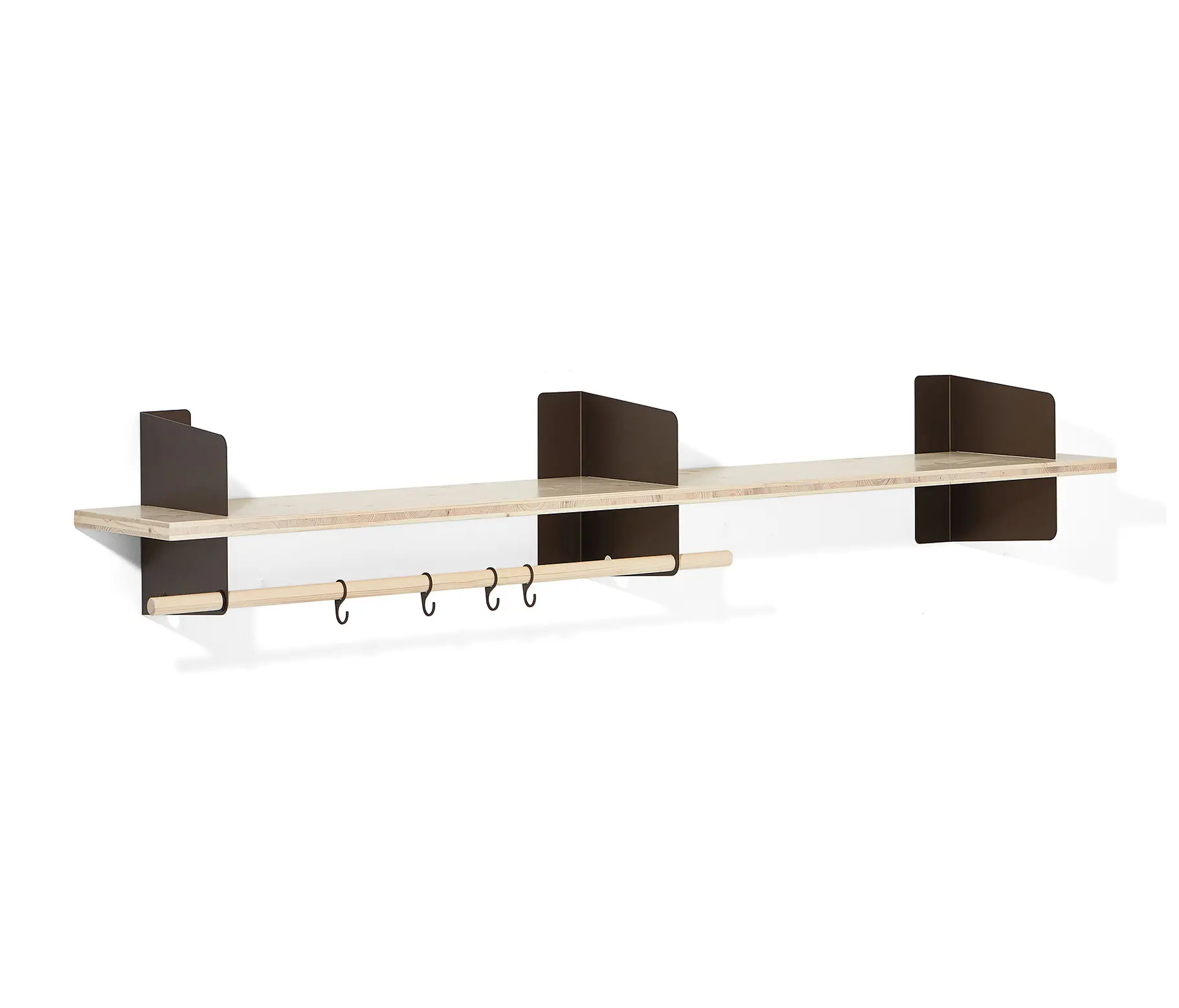 Richard Lampert - Atelier coat-rack | shelving | 1600 mm