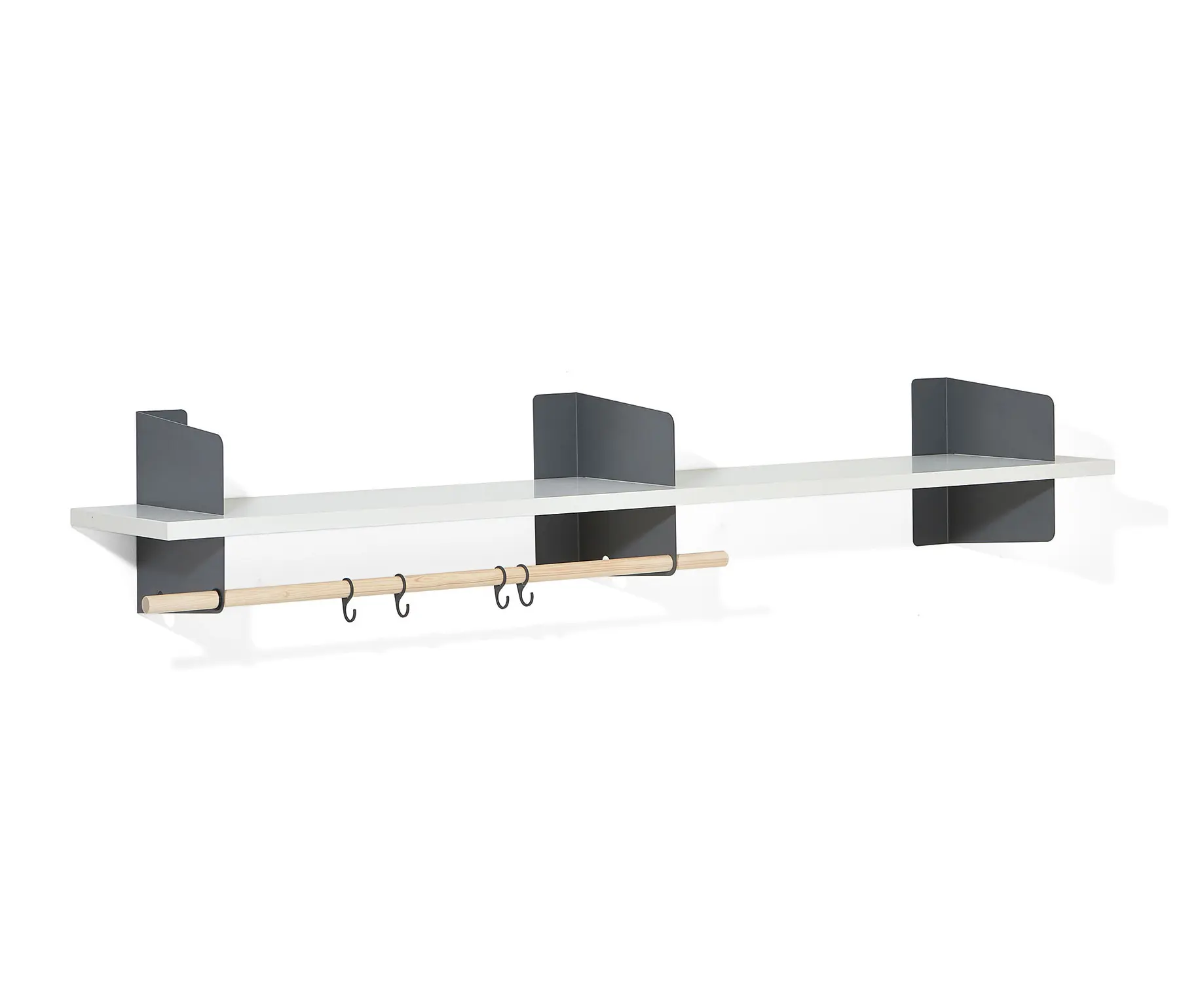 Richard Lampert - Atelier coat-rack | shelving | 1600 mm