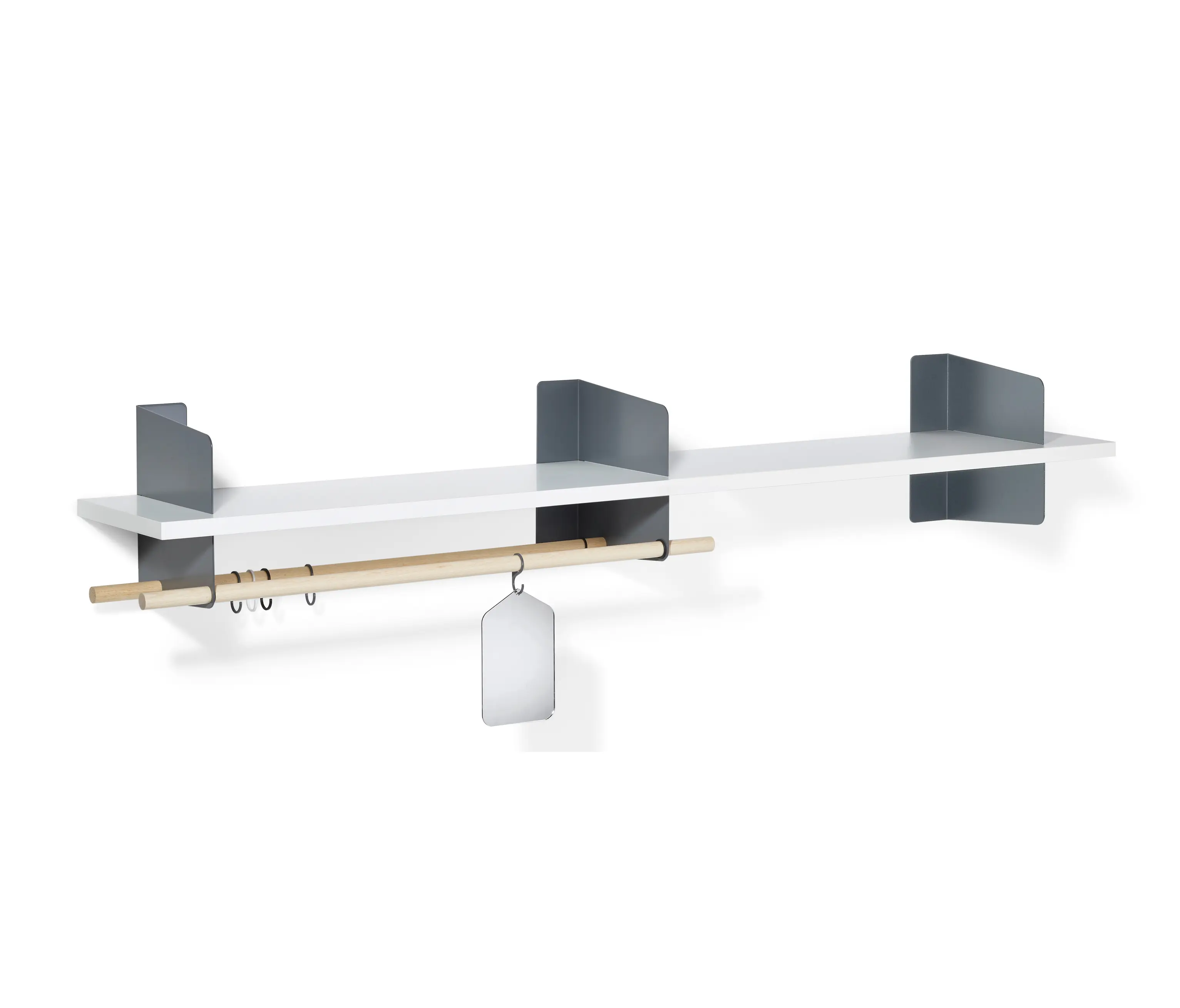 Richard Lampert - Atelier coat-rack | shelving | 1600 mm