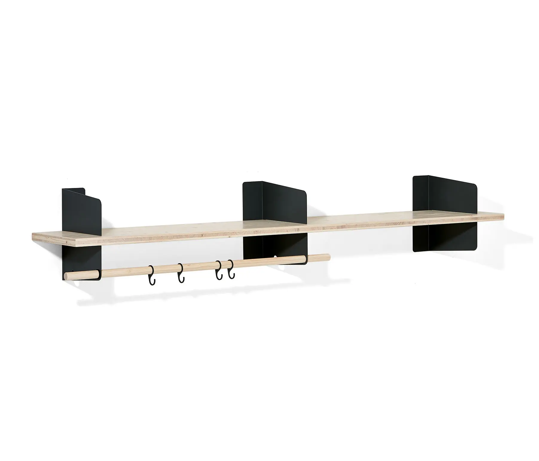 Richard Lampert - Atelier coat-rack | shelving | 1600 mm