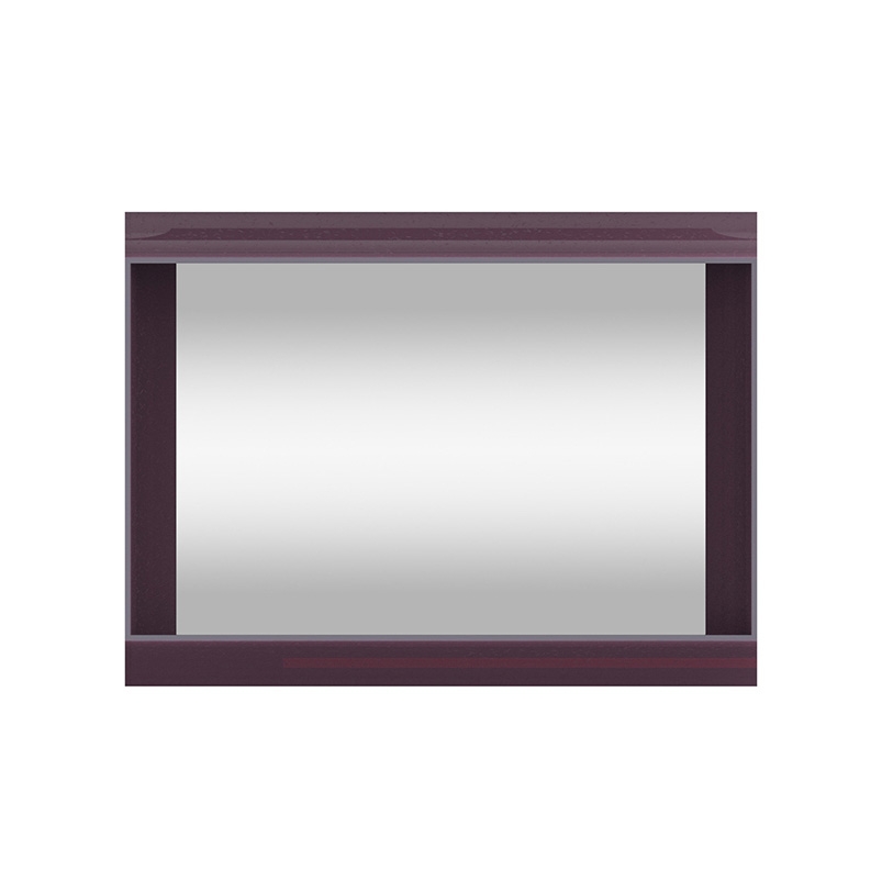 Mostra il prodotto Coves | Wall mirrors with shelf - Aubergine 80x60 cm del produttore Magis