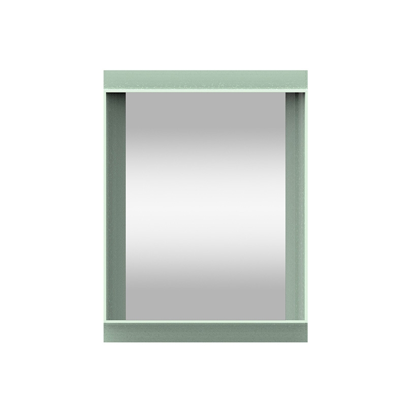 Coves | Wall mirrors with shelf - Sage 60x80 cm