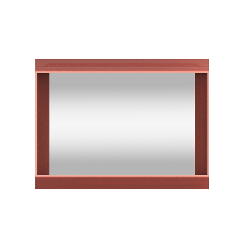 Coves | Wall mirrors with shelf - Terracotta 80x60 cm