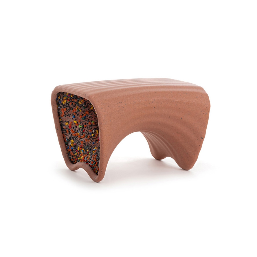 In-Side | Low table / Stool - Terracotta