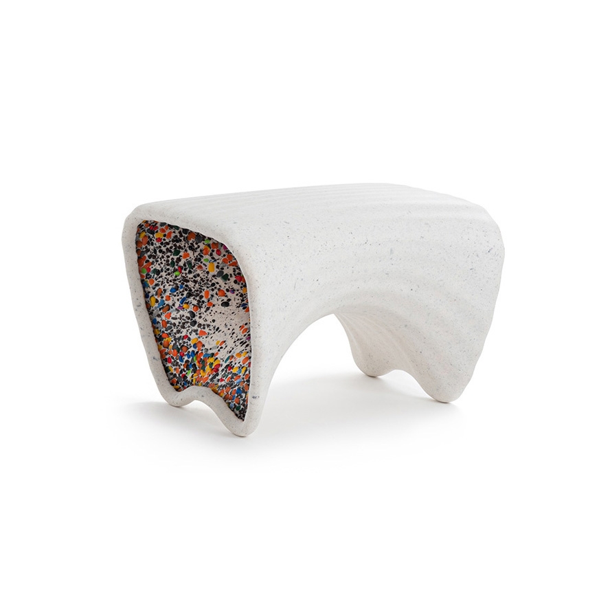 In-Side | Low table / Stool - White