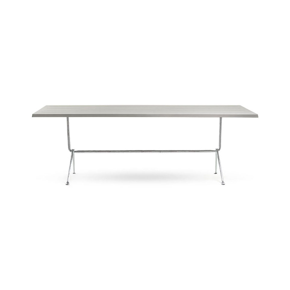 Officina | Table - Galvanized x Light Grey