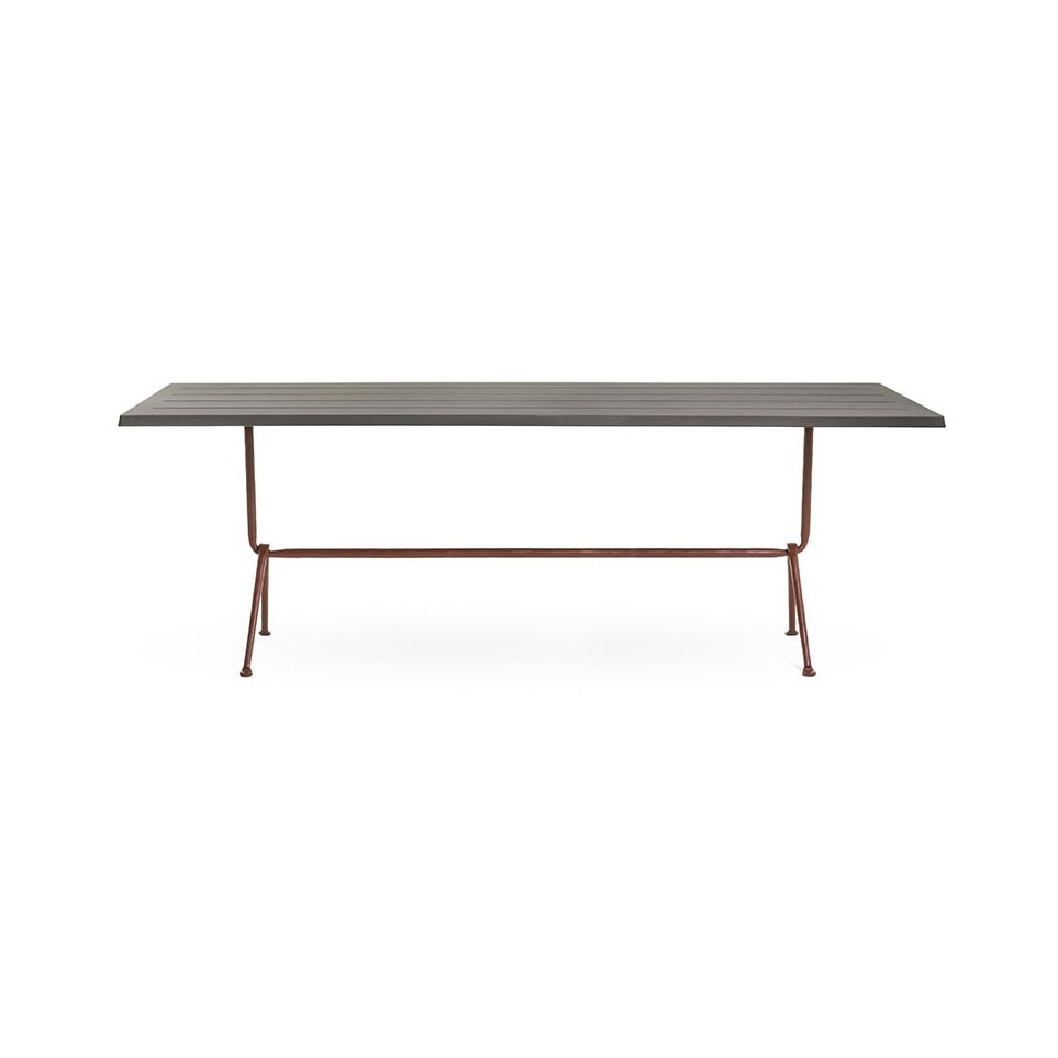 Display product Officina | Table - Painted Brown x Dark Grey from manufacturer Magis