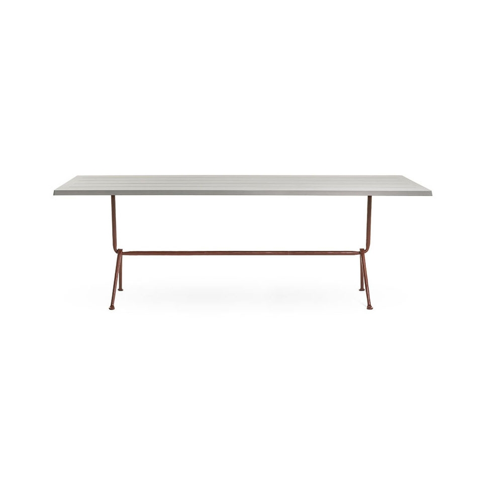 Display product Officina | Table - Painted Brown x Light Grey from manufacturer Magis