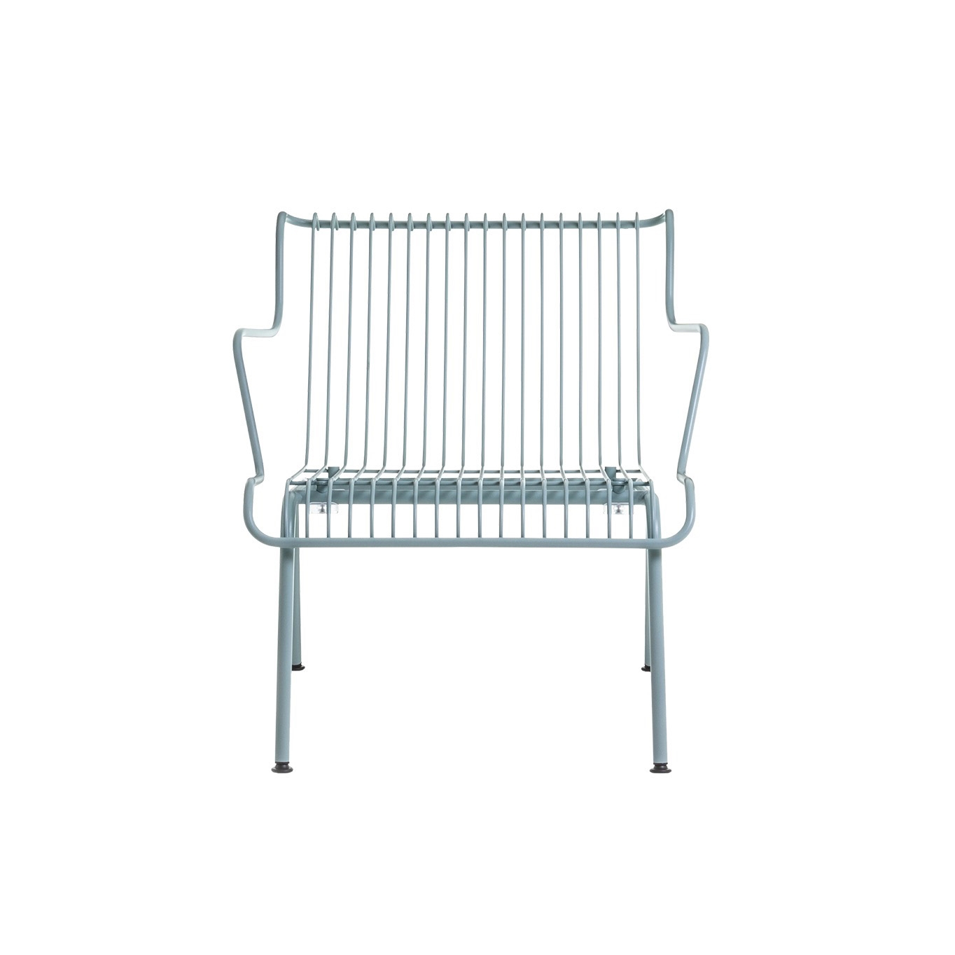 South | Stacking low armchair - Light Blue