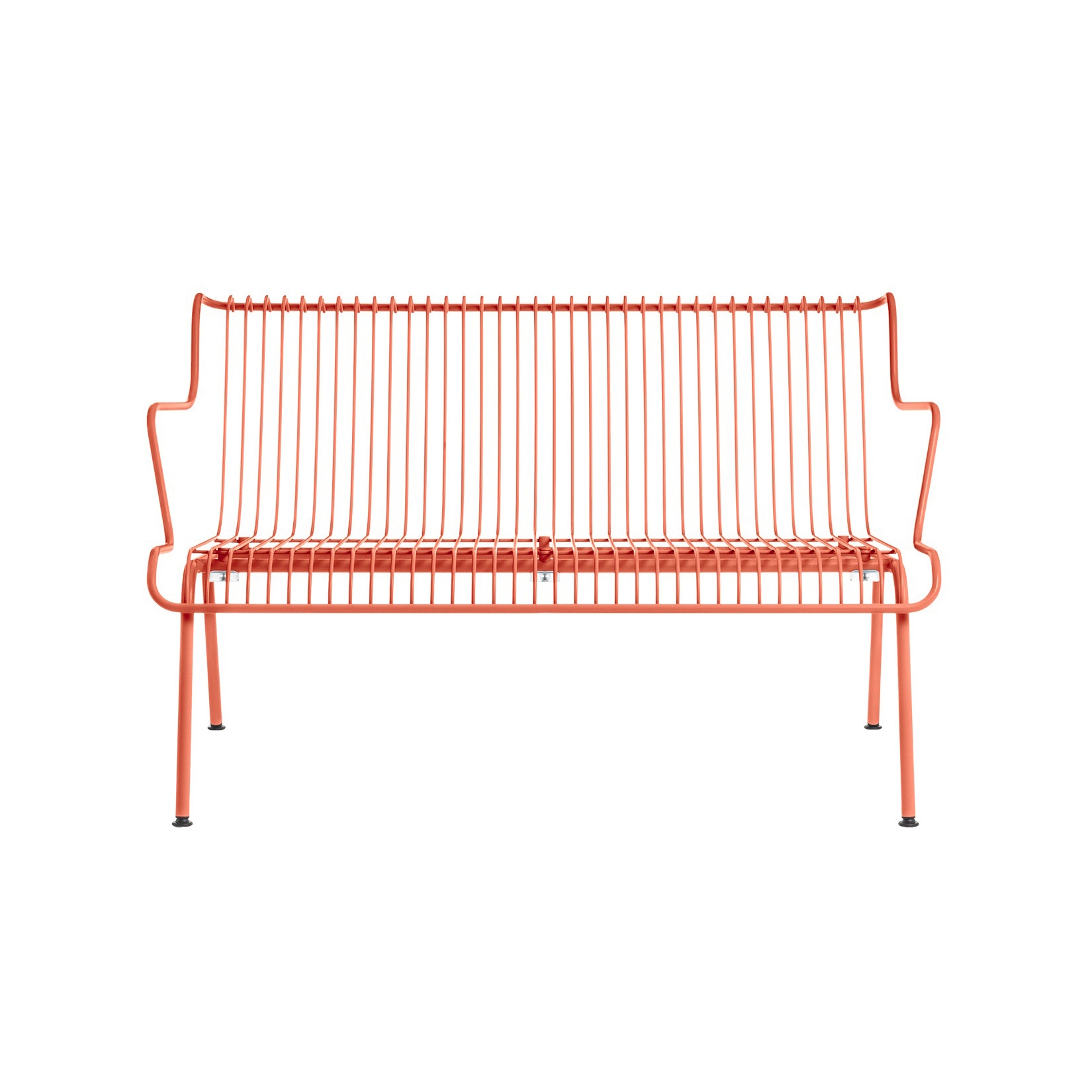 Display product South | Stacking low bench - Orange from manufacturer Magis
