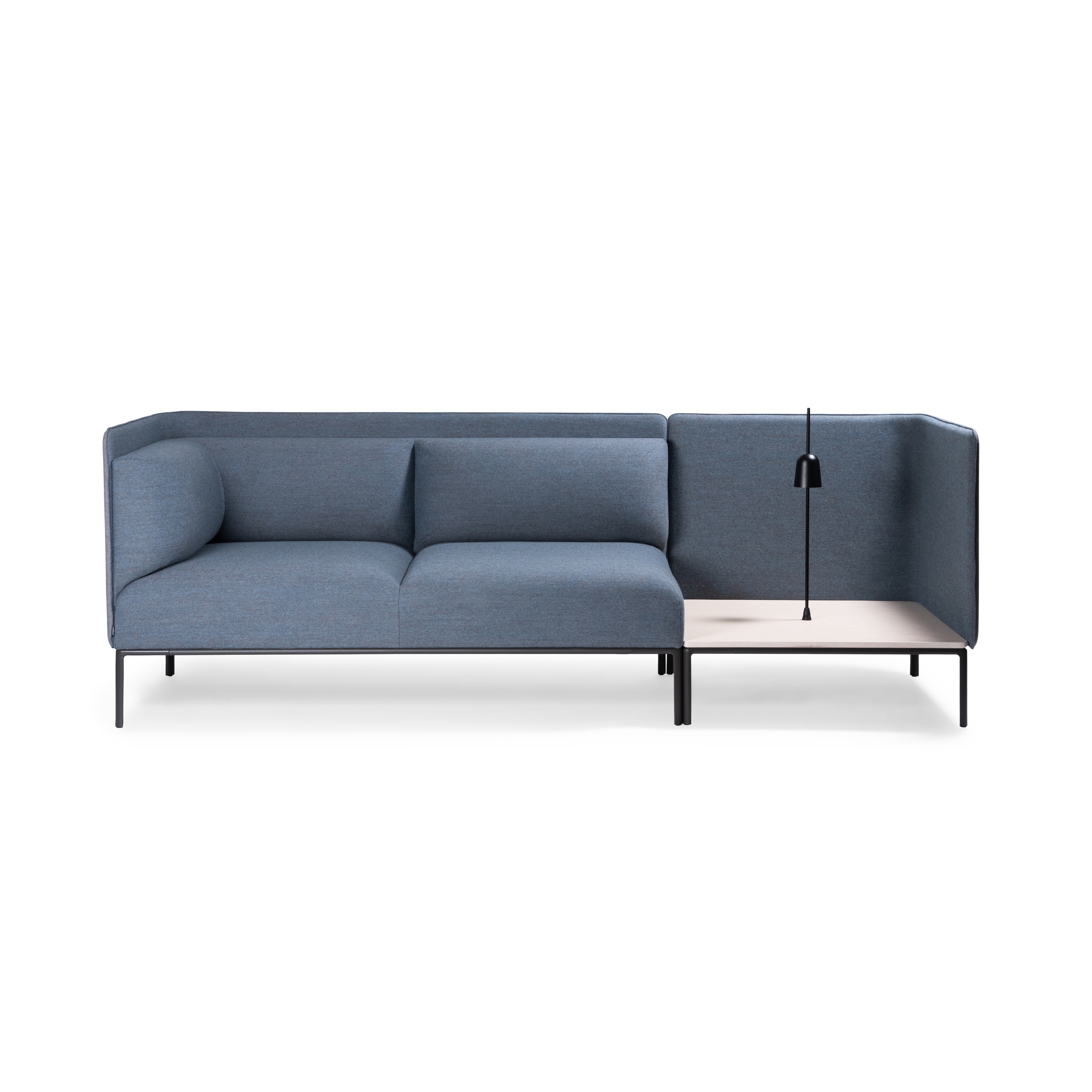 Mostrar el producto Crest sofa with corner table module del fabricante Materia