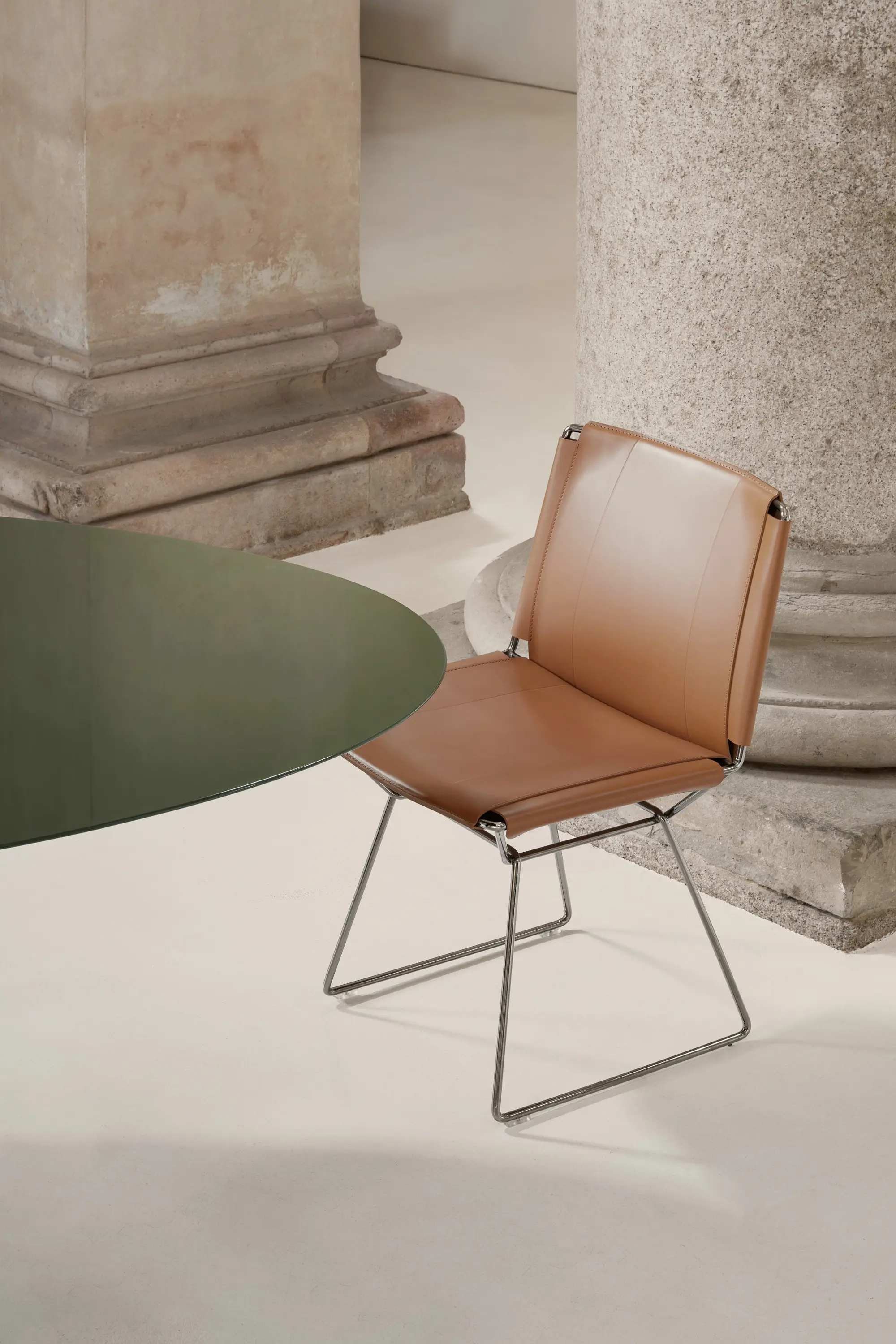 MDF Italia - Neil Leather Stool