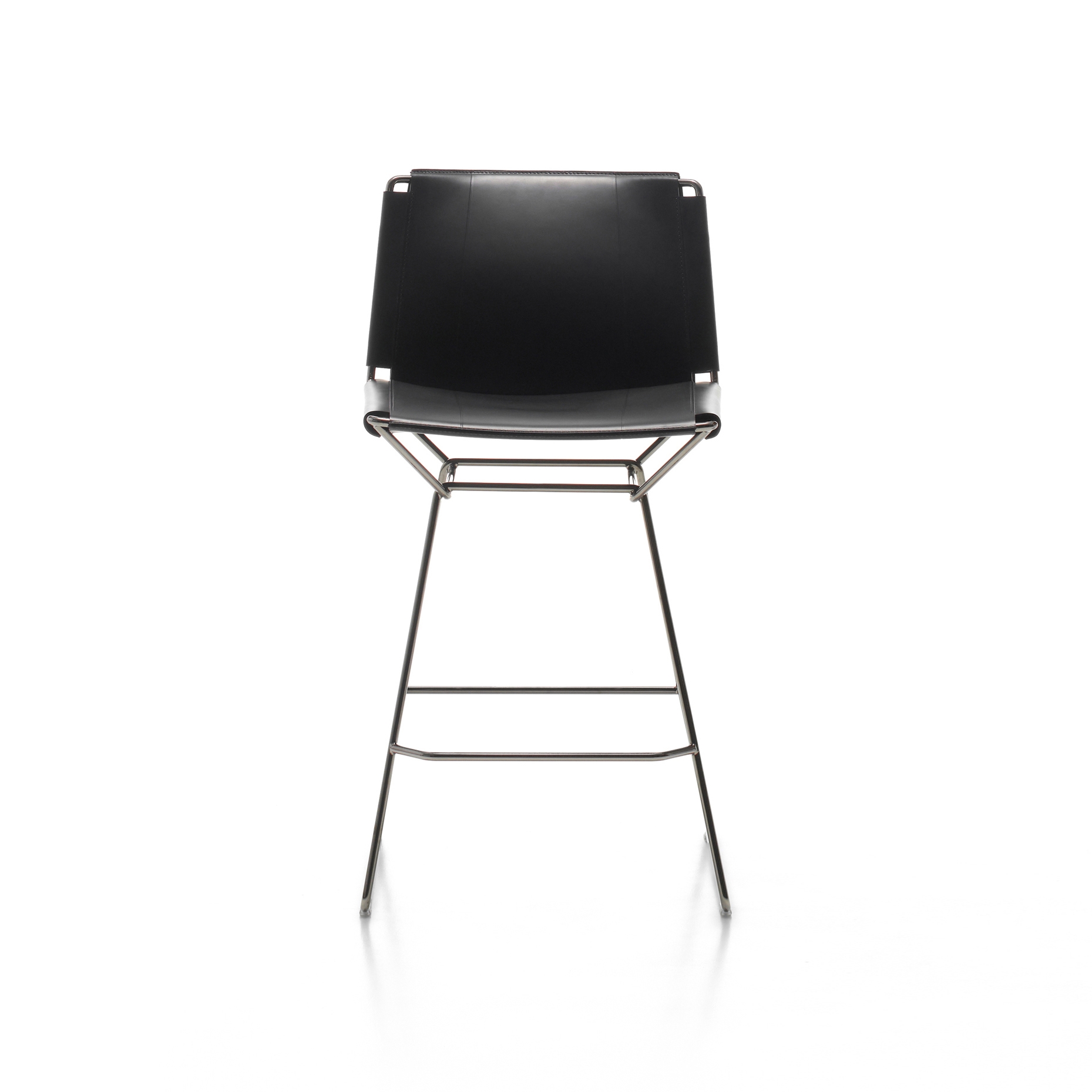 Display product Neil Leather Stool from manufacturer MDF Italia