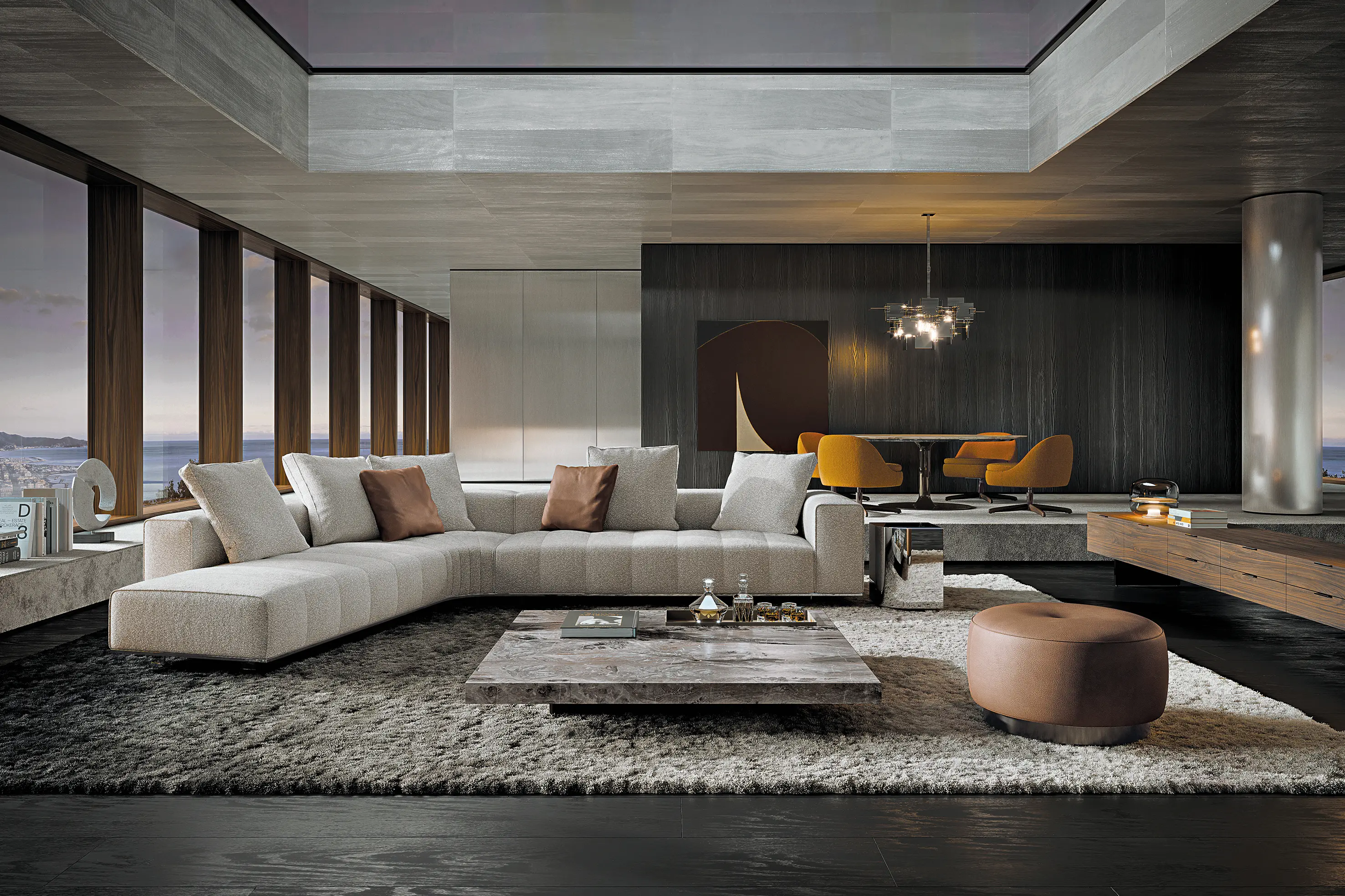 ミノッティMinotti GOODMAN グッドマン L字ソファ 2個 240万 Goodman Sofa - Minotti | Studio Como