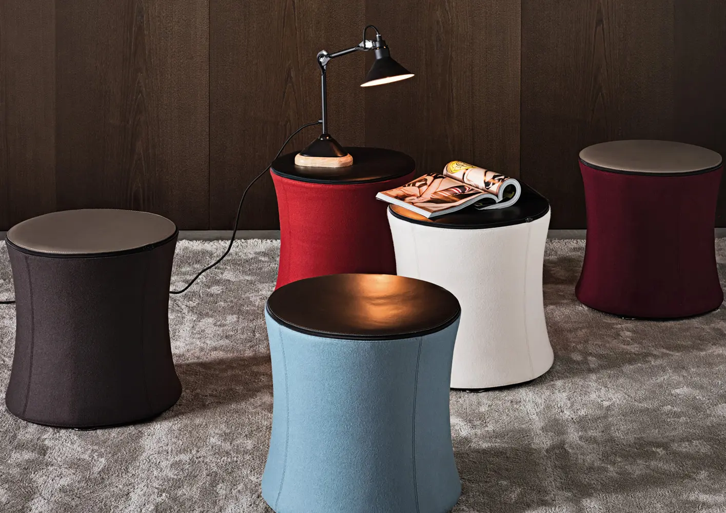 Minotti - Davis "Drum" Pouf