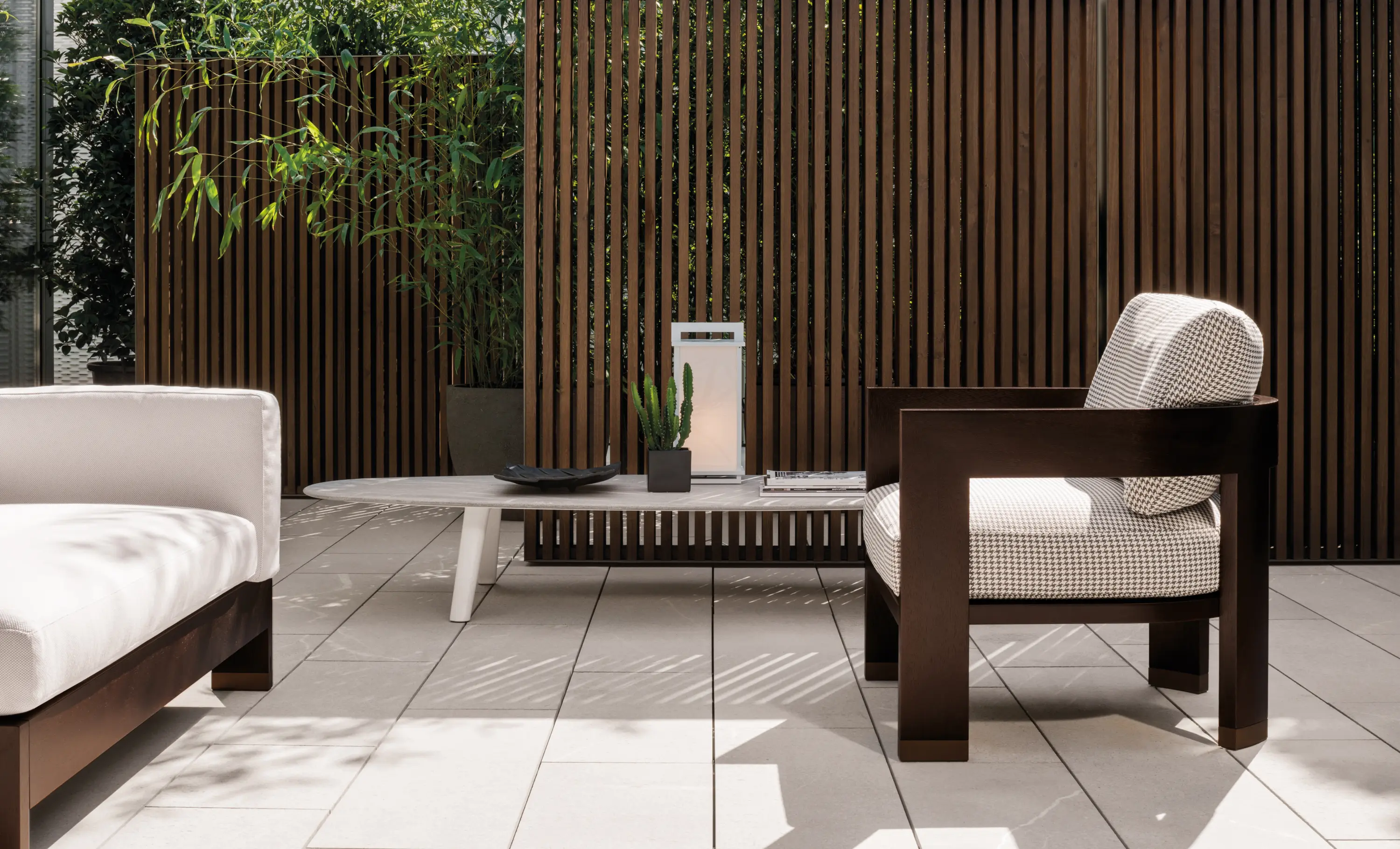 Minotti - Warhol Iroko Outdoor