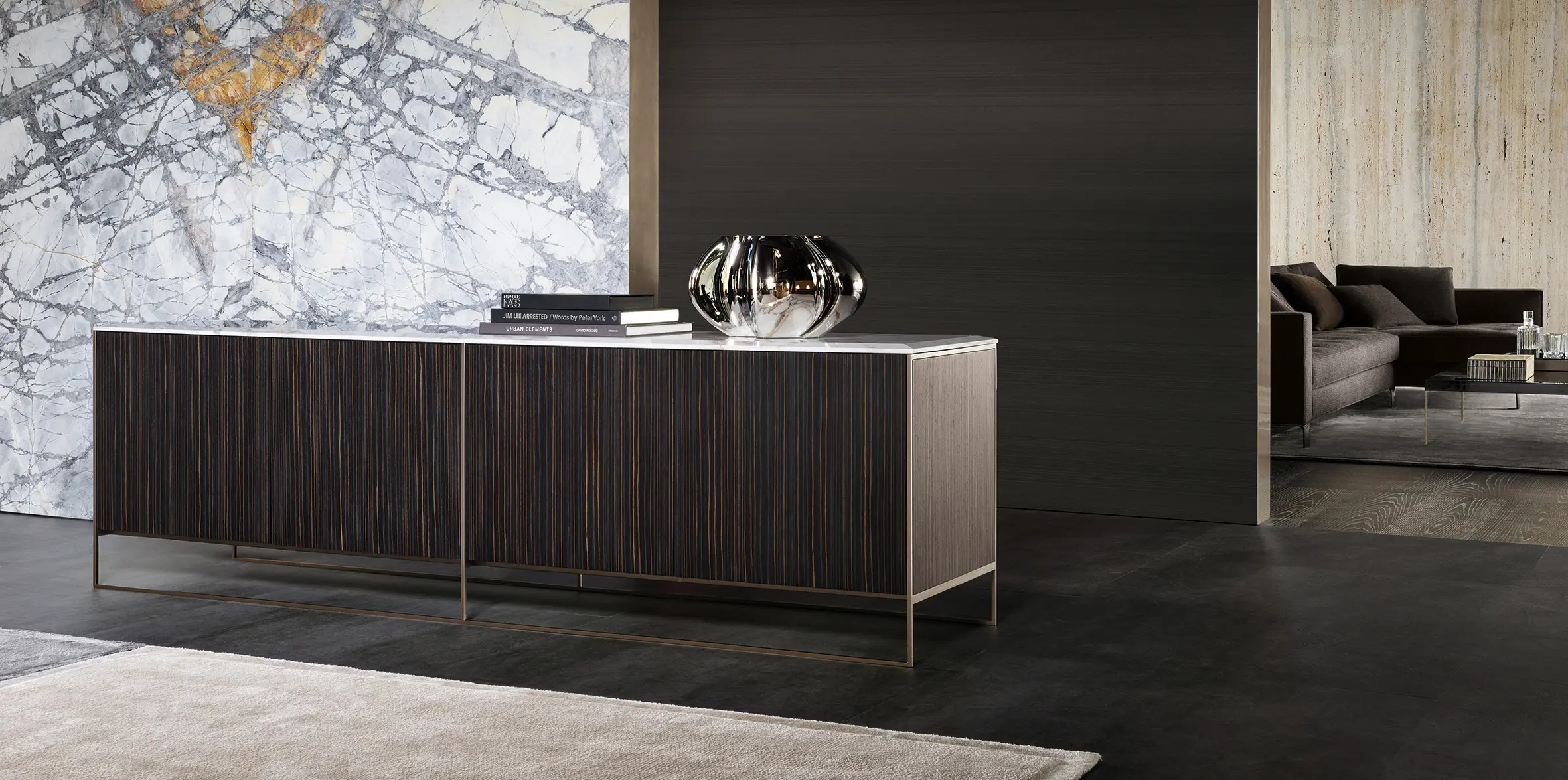 Minotti - Calder "Bronze" Console Table