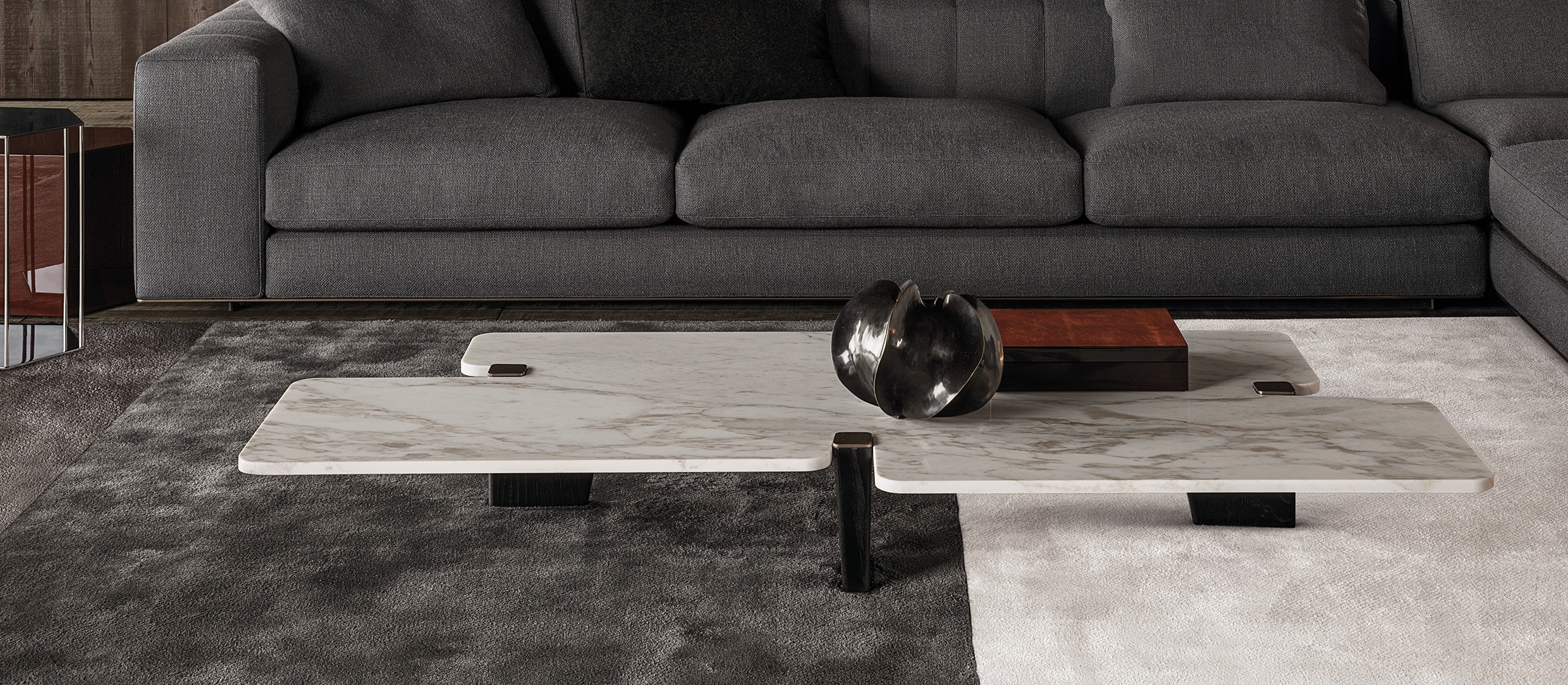 Minotti Jacob 大理石テーブル JACOB | コーヒーテーブル - JA