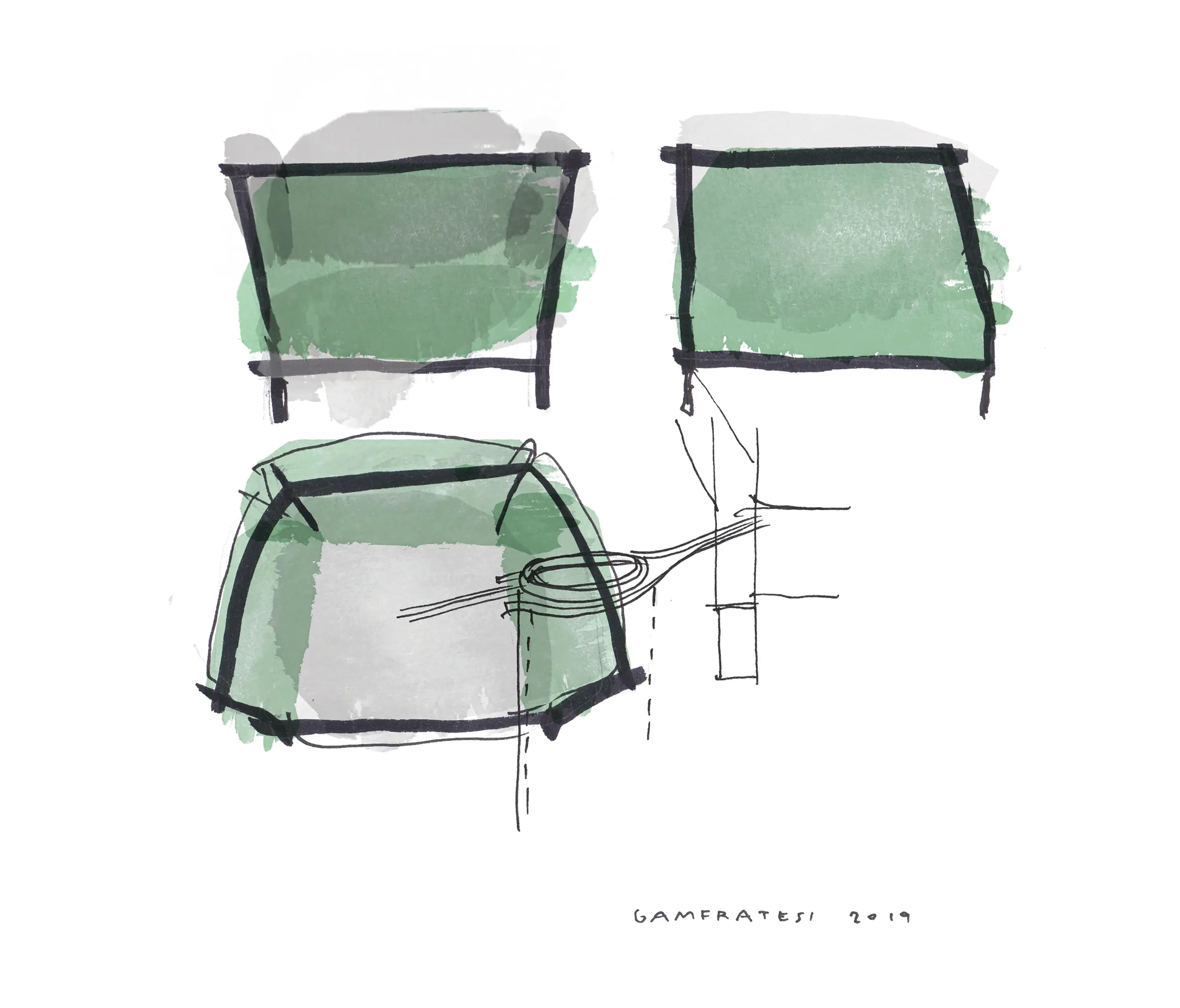 Minotti - Shelley Petit Fauteuil "Lounge"