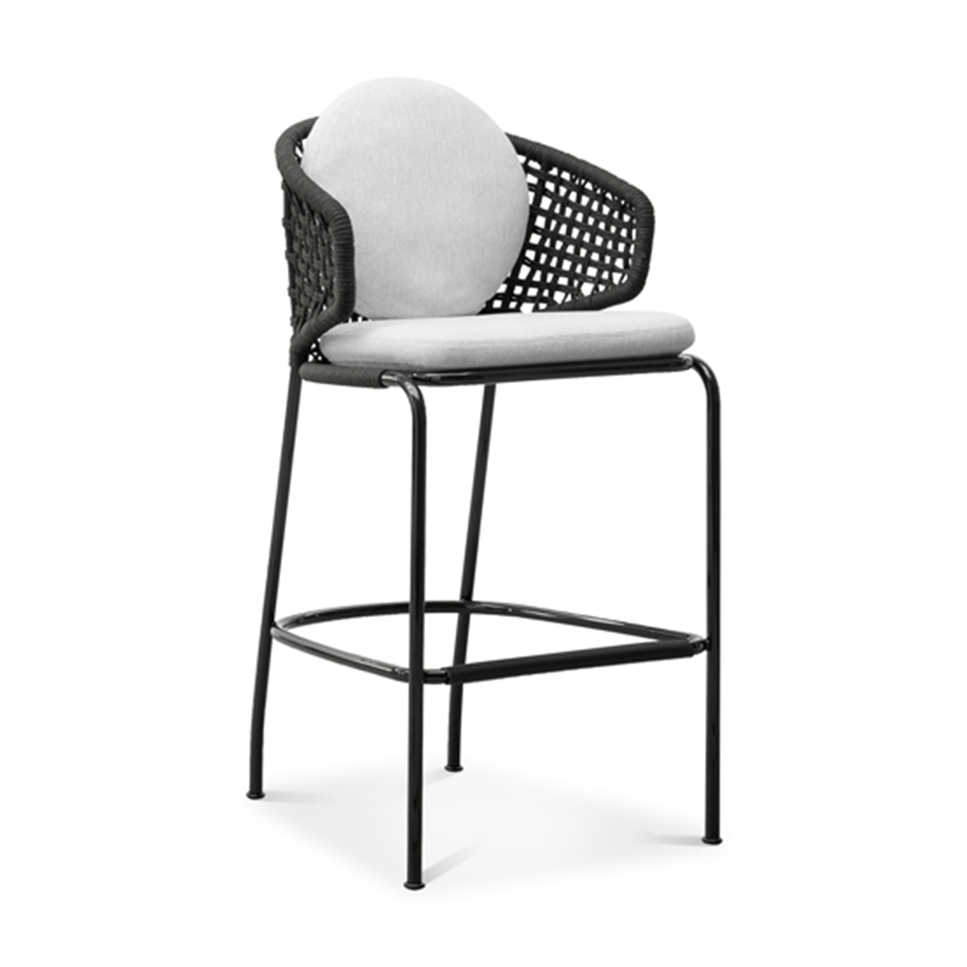 Display product Aston Cord Outdoor Stool from manufacturer Minotti