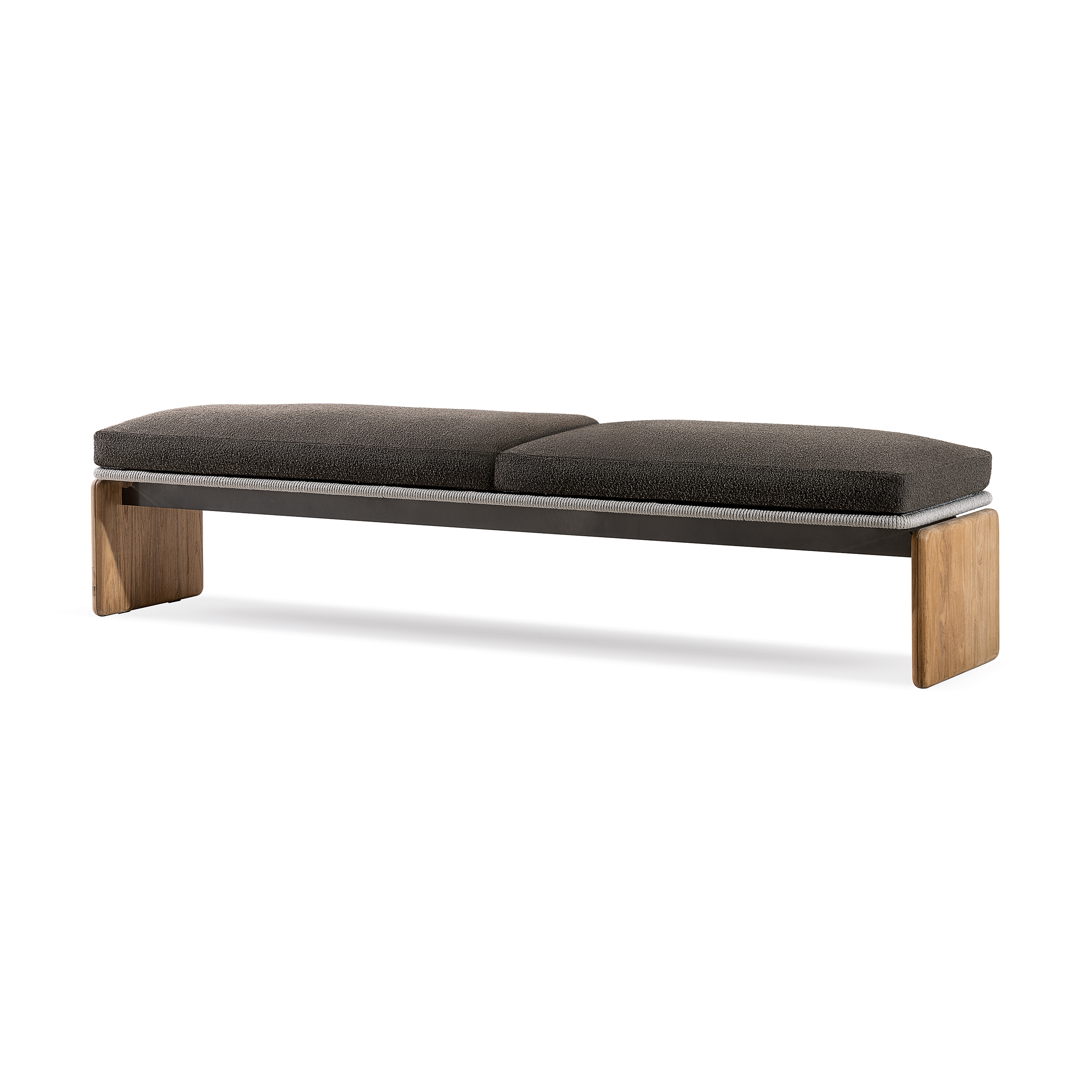 Display product Emmi Cord Outdoor Bench from manufacturer Minotti